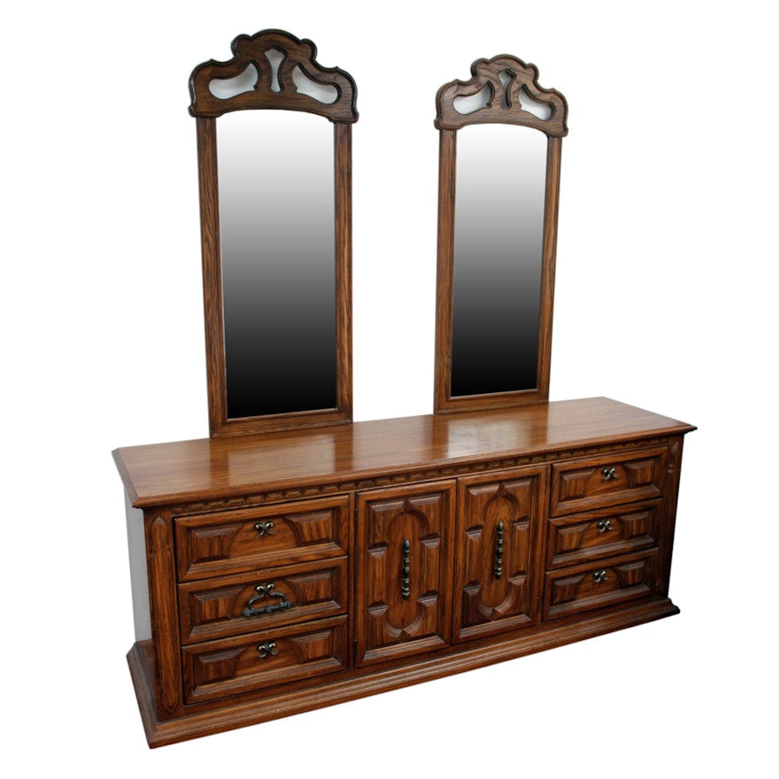 "Costa Del Sol" Dresser with Mirrors by Thomasville