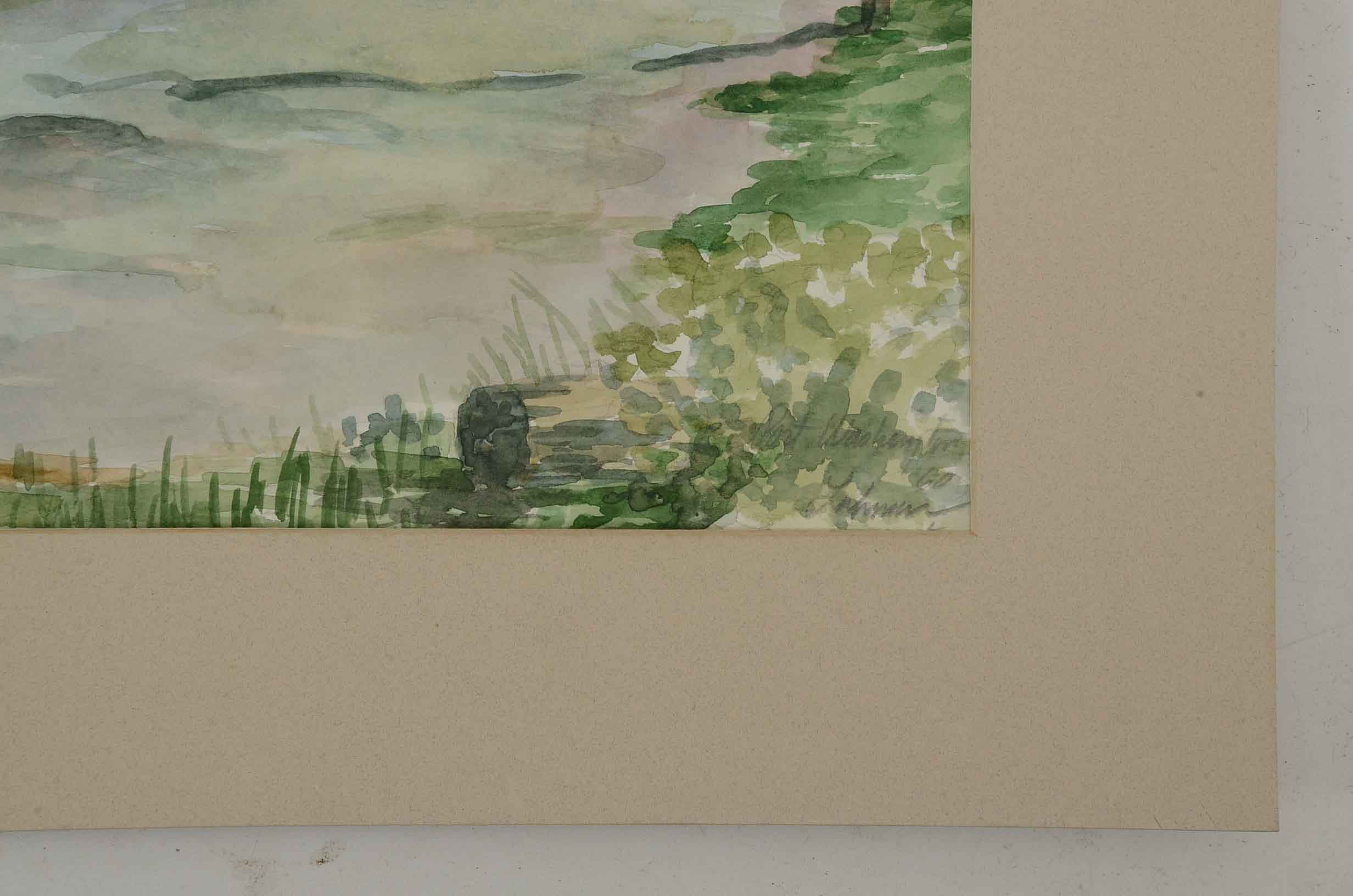 Robert Lahmann Collection of Six Signed Watercolor Paintings