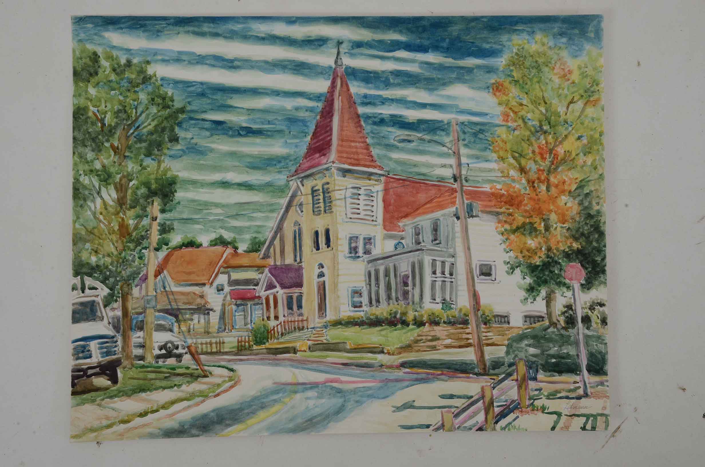 Robert Lahmann Collection of Six Signed Watercolor Paintings