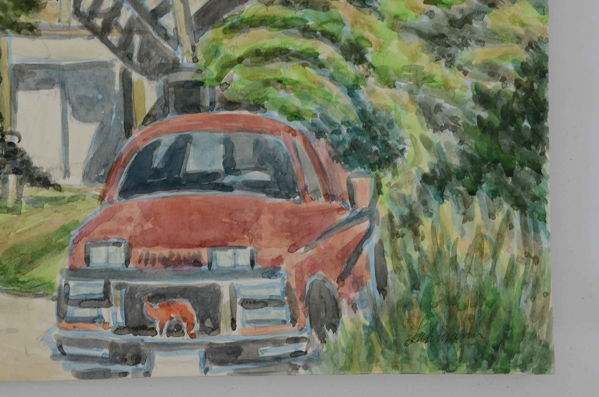 Robert Lahmann Collection of Six Signed Watercolor Paintings