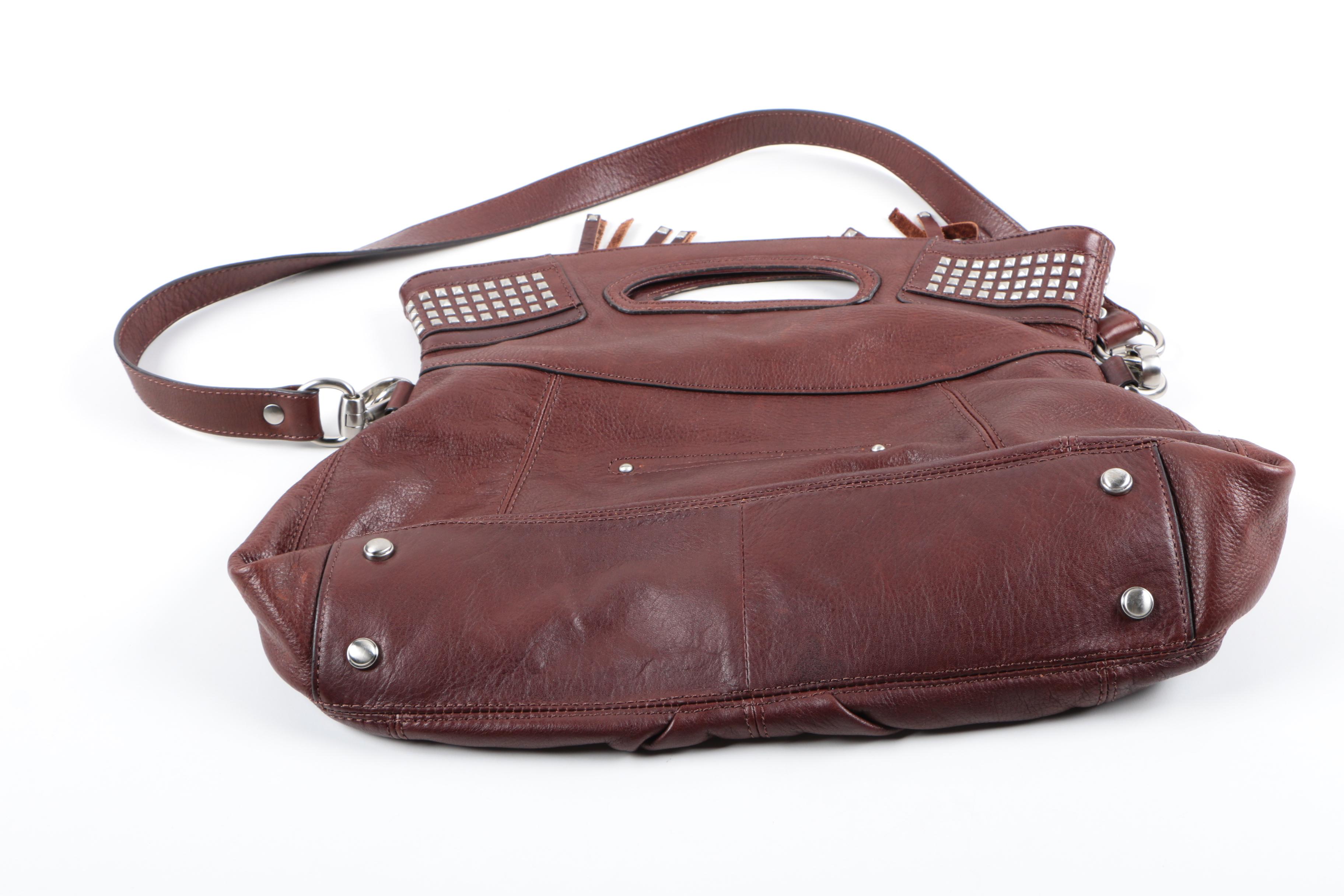 B. Makowsky and Vince Camuto Leather Handbags