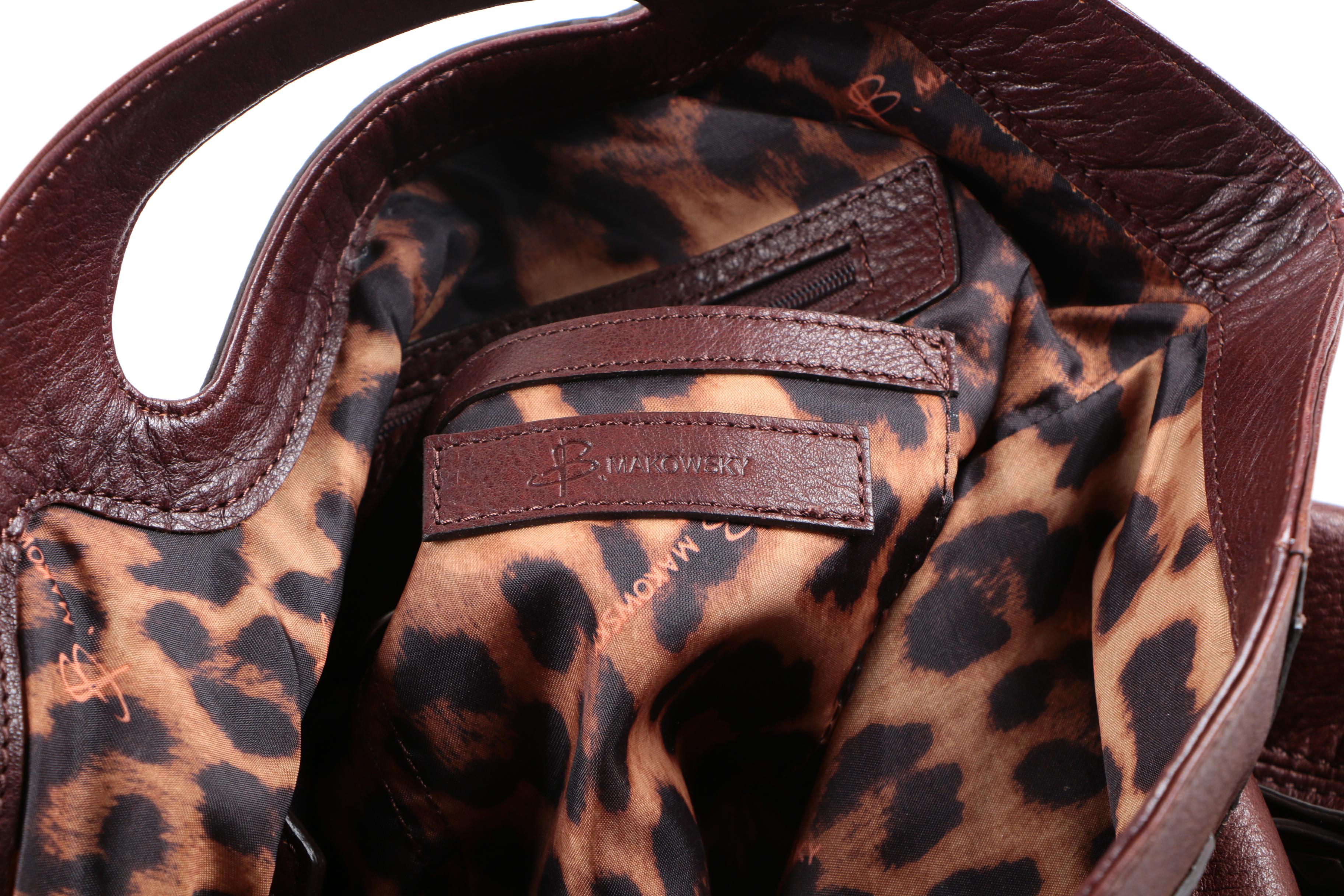 B. Makowsky and Vince Camuto Leather Handbags