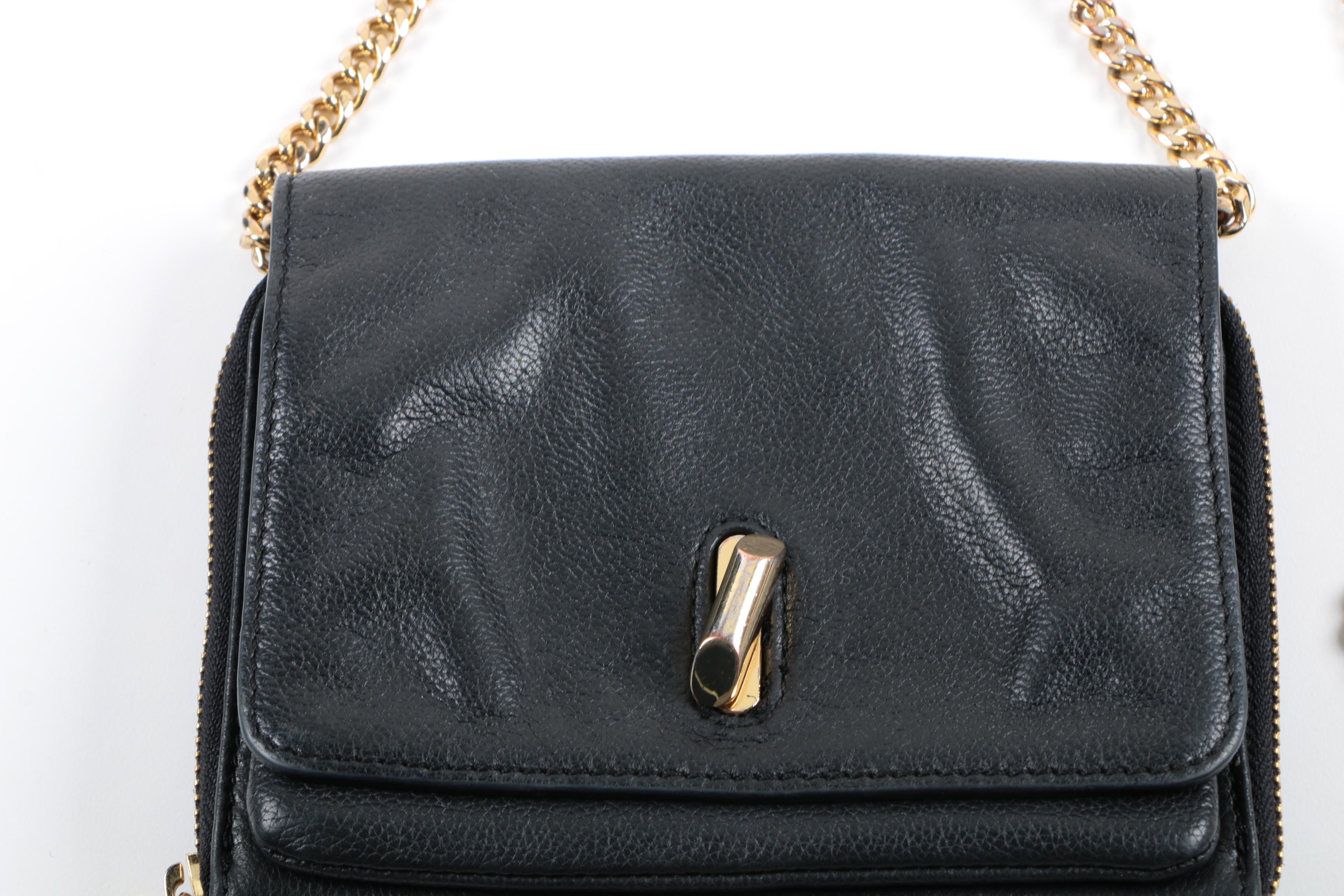 B. Makowsky and Vince Camuto Leather Handbags