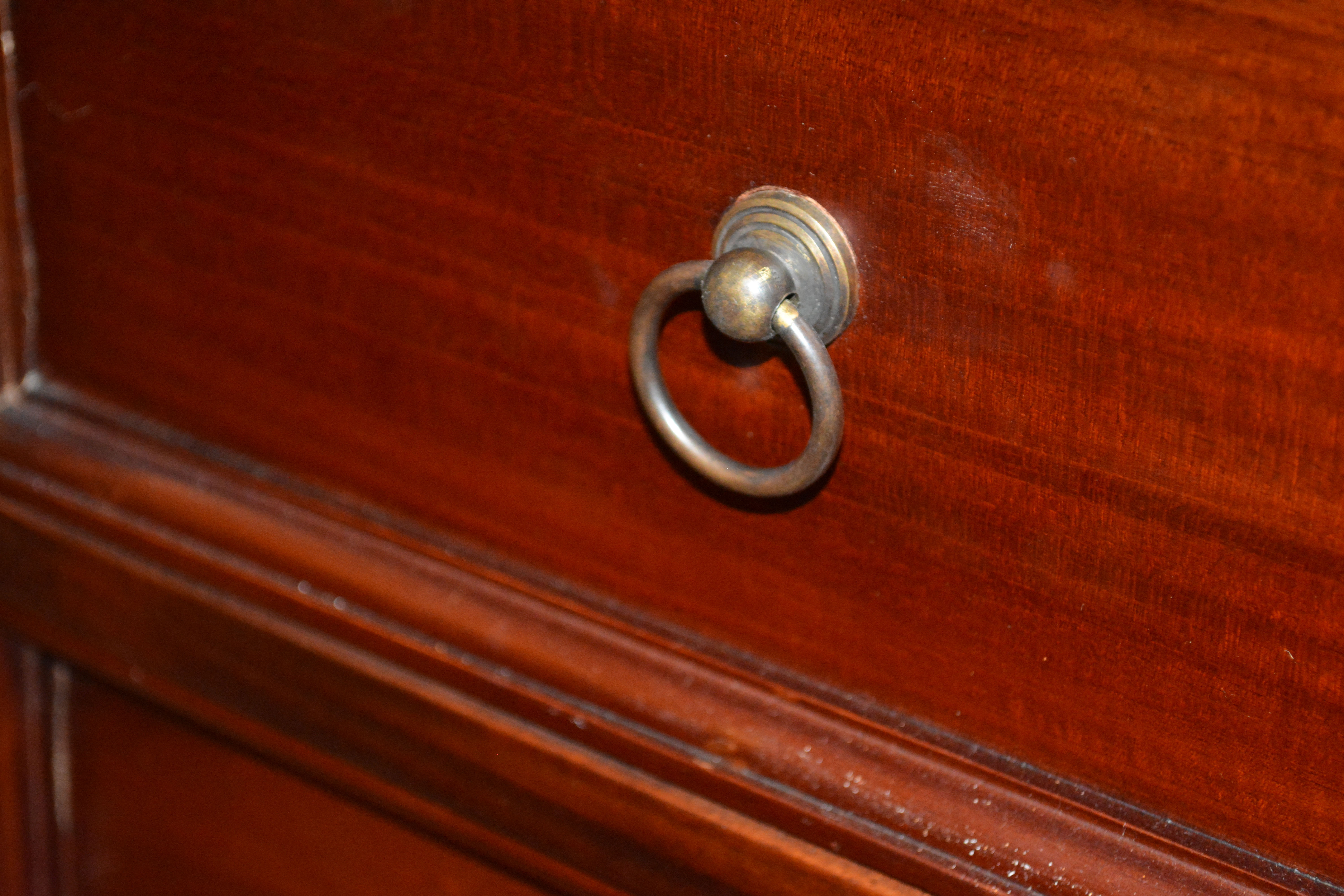 A-Frame Asian Style Chest of Drawers Pair
