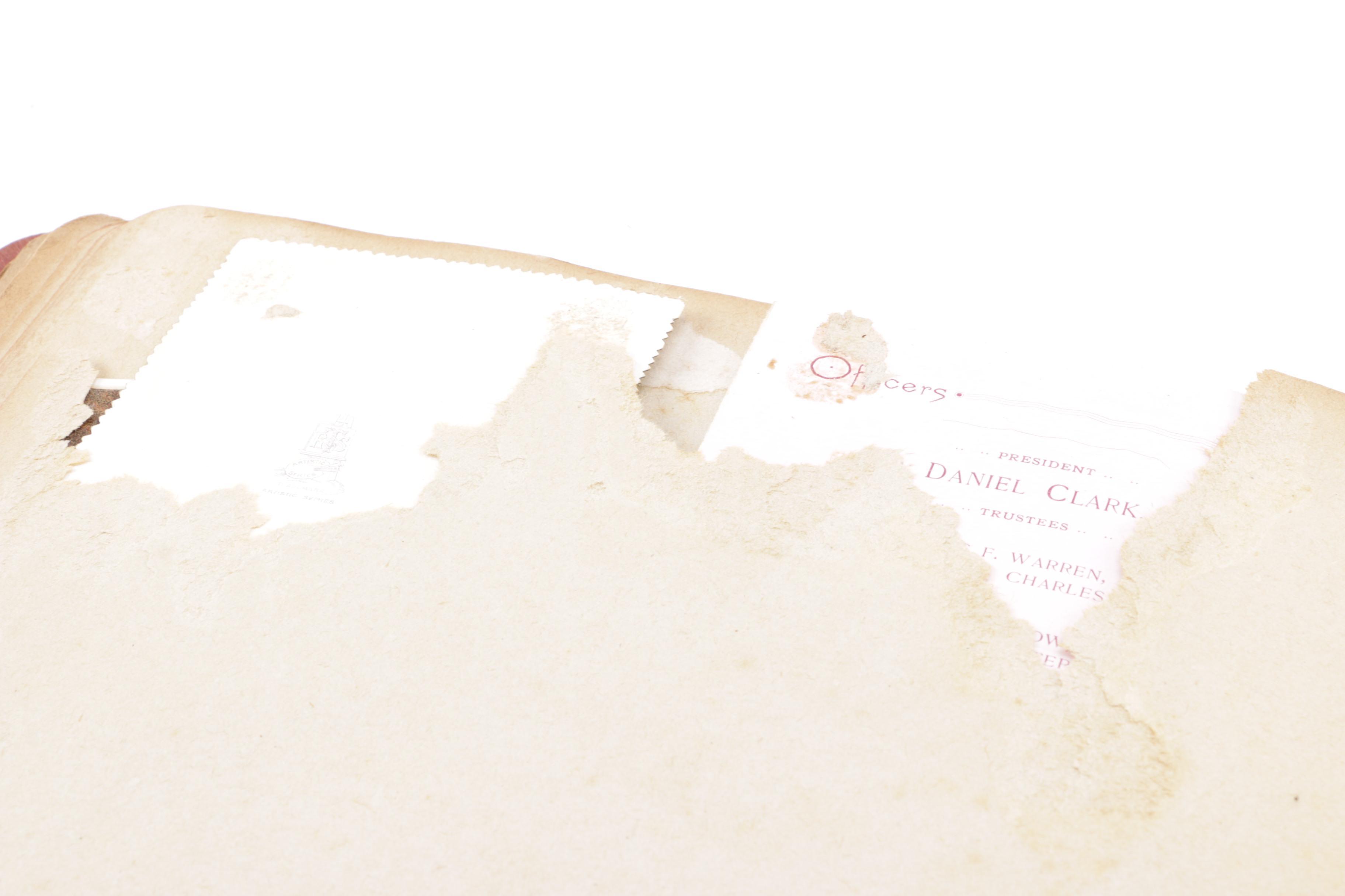 Antique Victorian Scrapbook