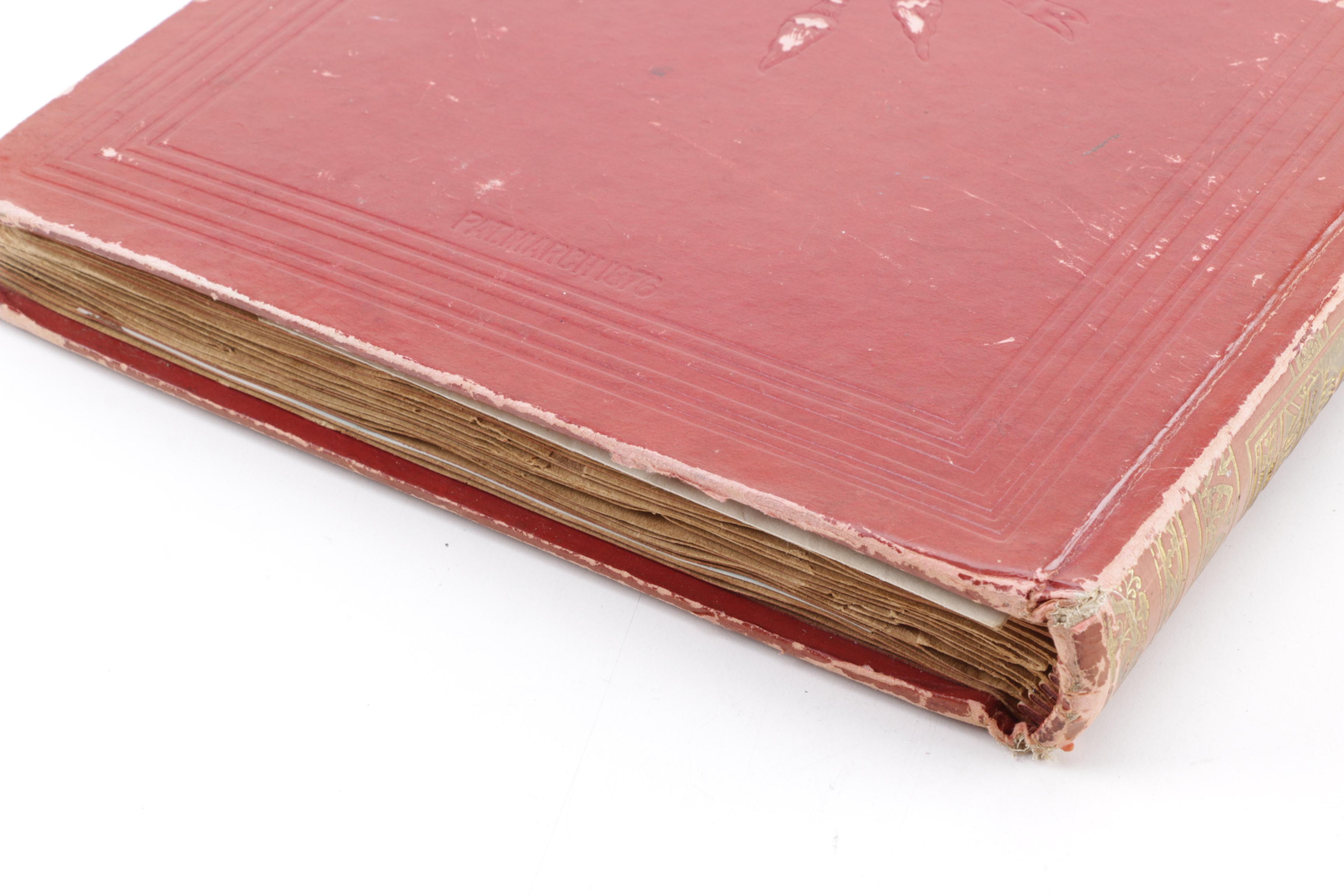 Antique Victorian Scrapbook