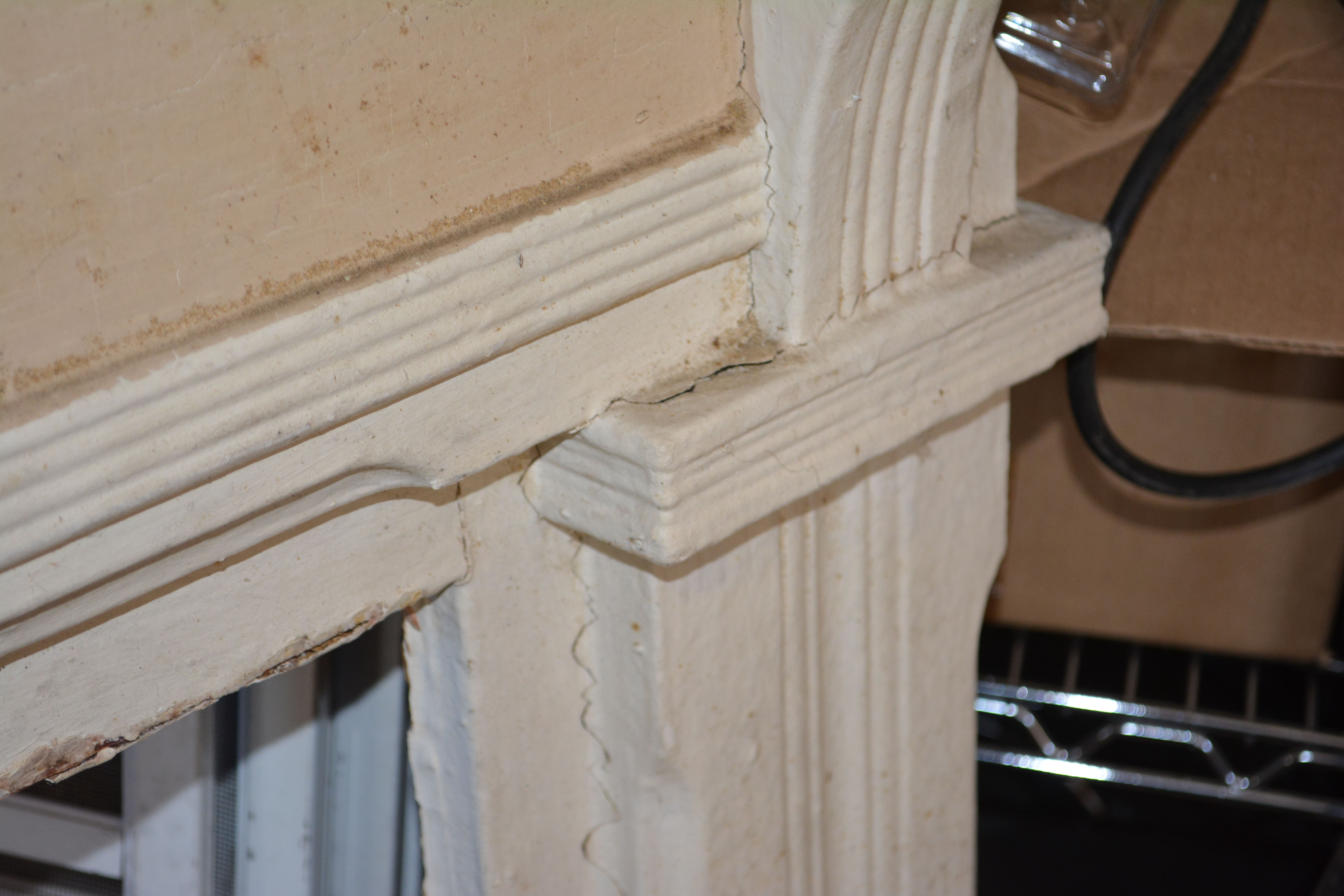 Pair of Antique Wooden Mantels