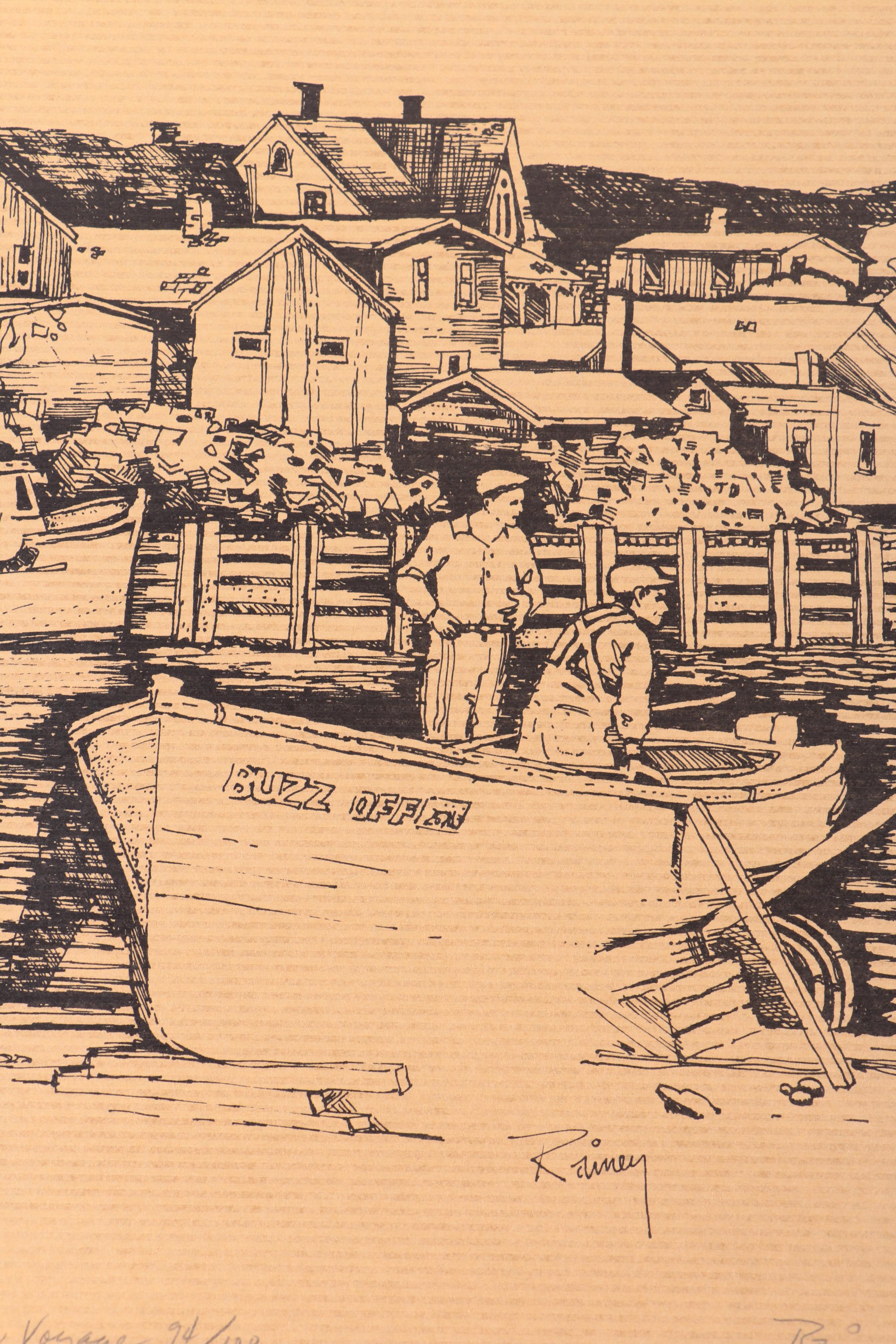 Two Limited Edition Lithographs on Paper after Rainy