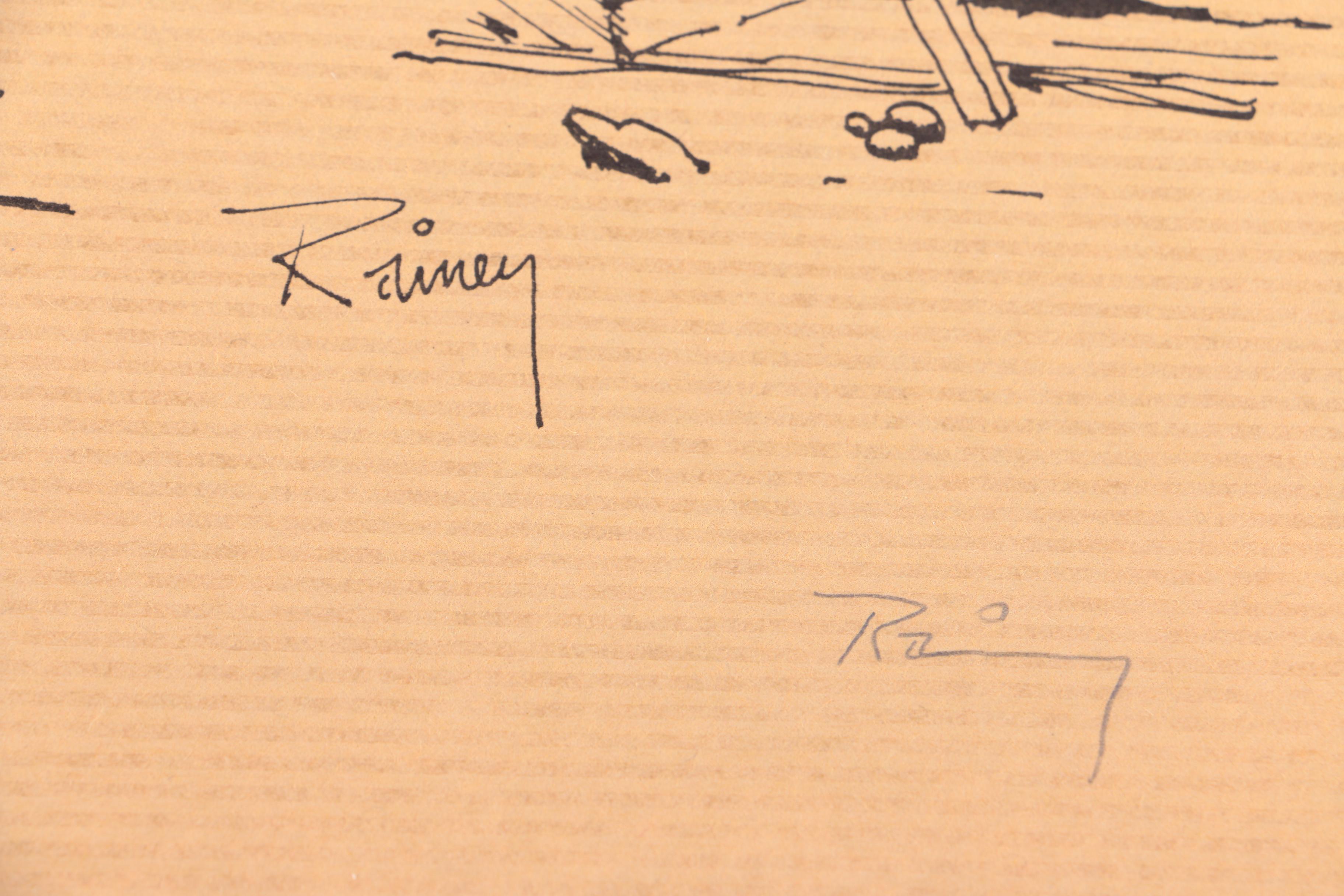 Two Limited Edition Lithographs on Paper after Rainy