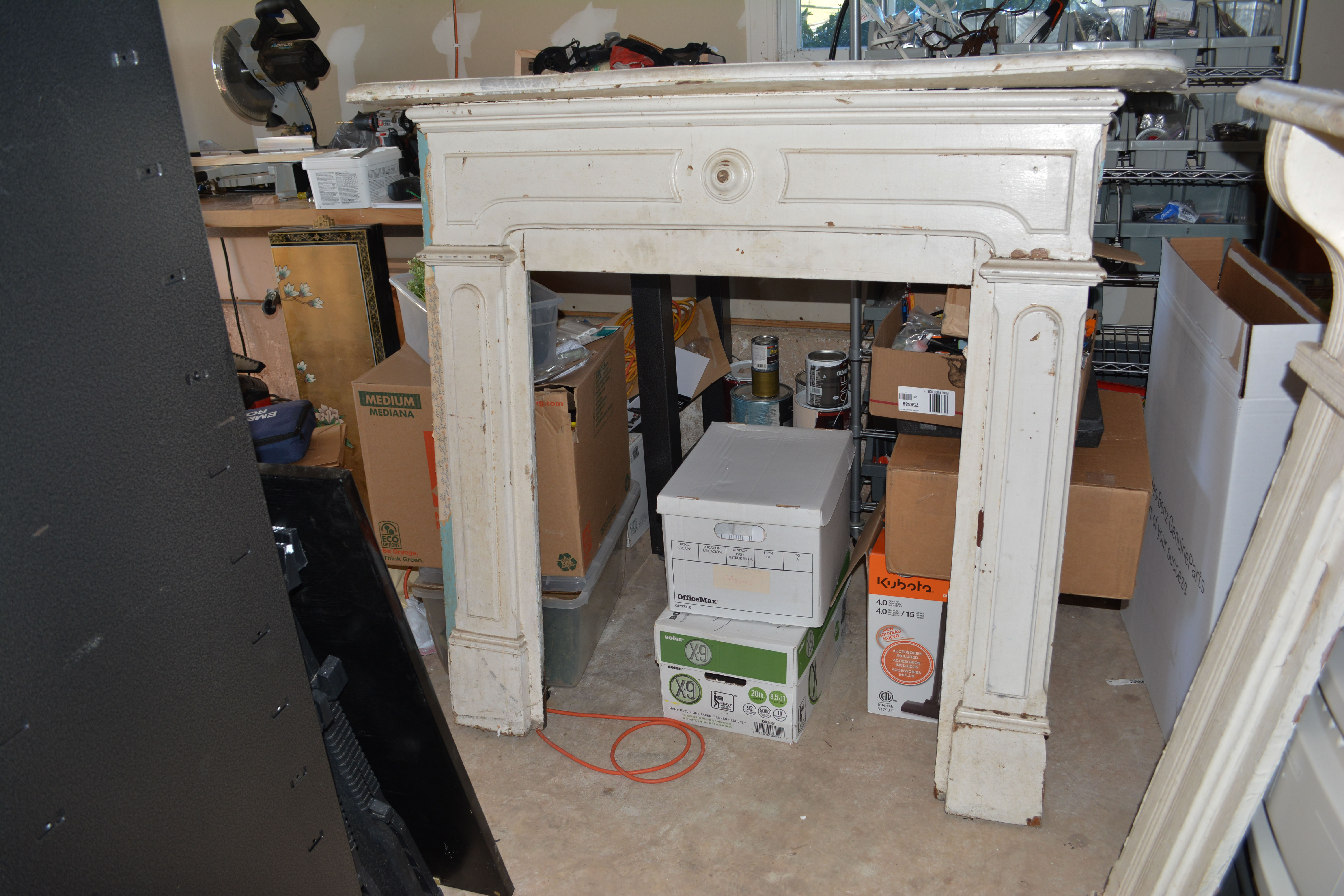 Pair of Antique Wooden Mantels