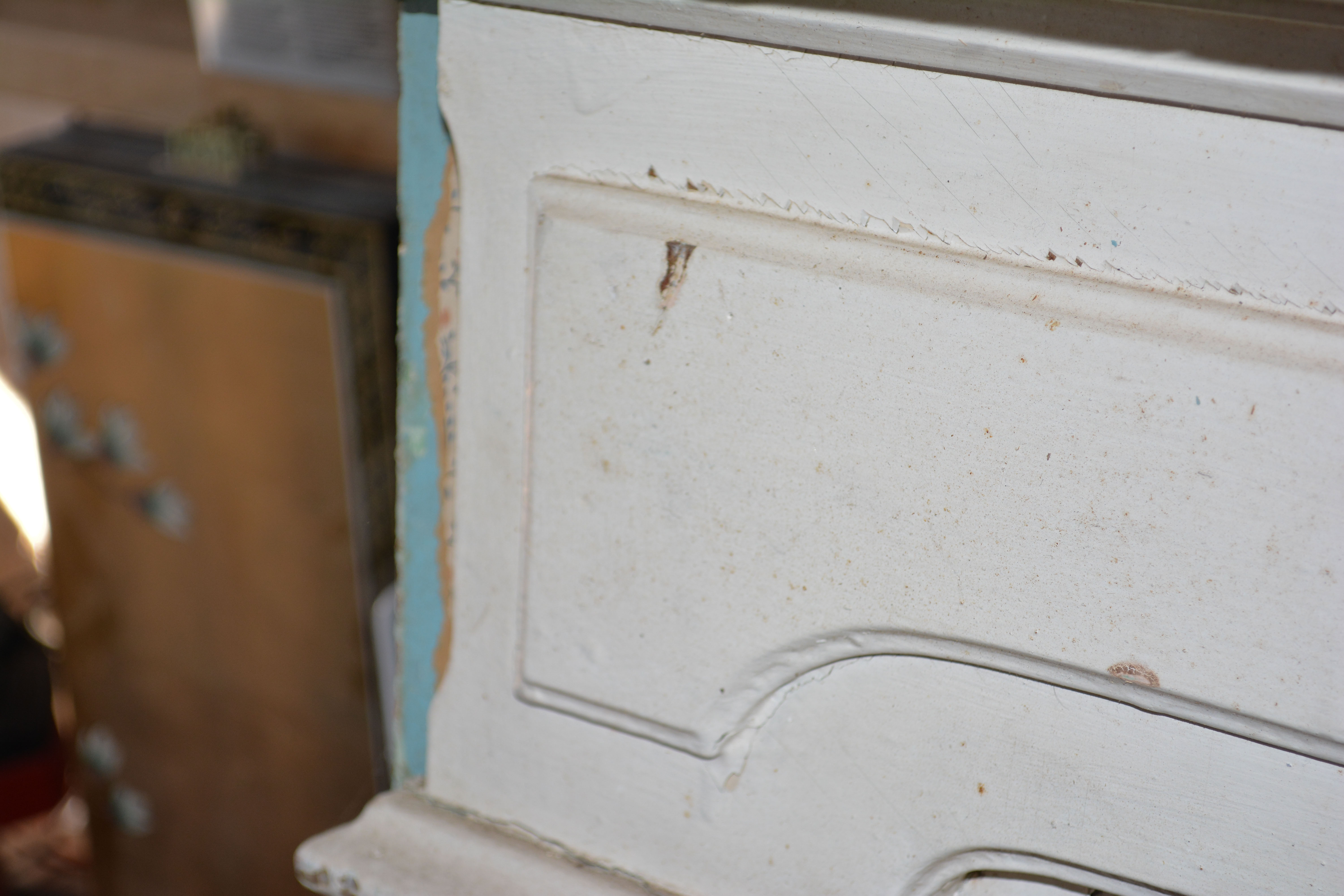 Pair of Antique Wooden Mantels