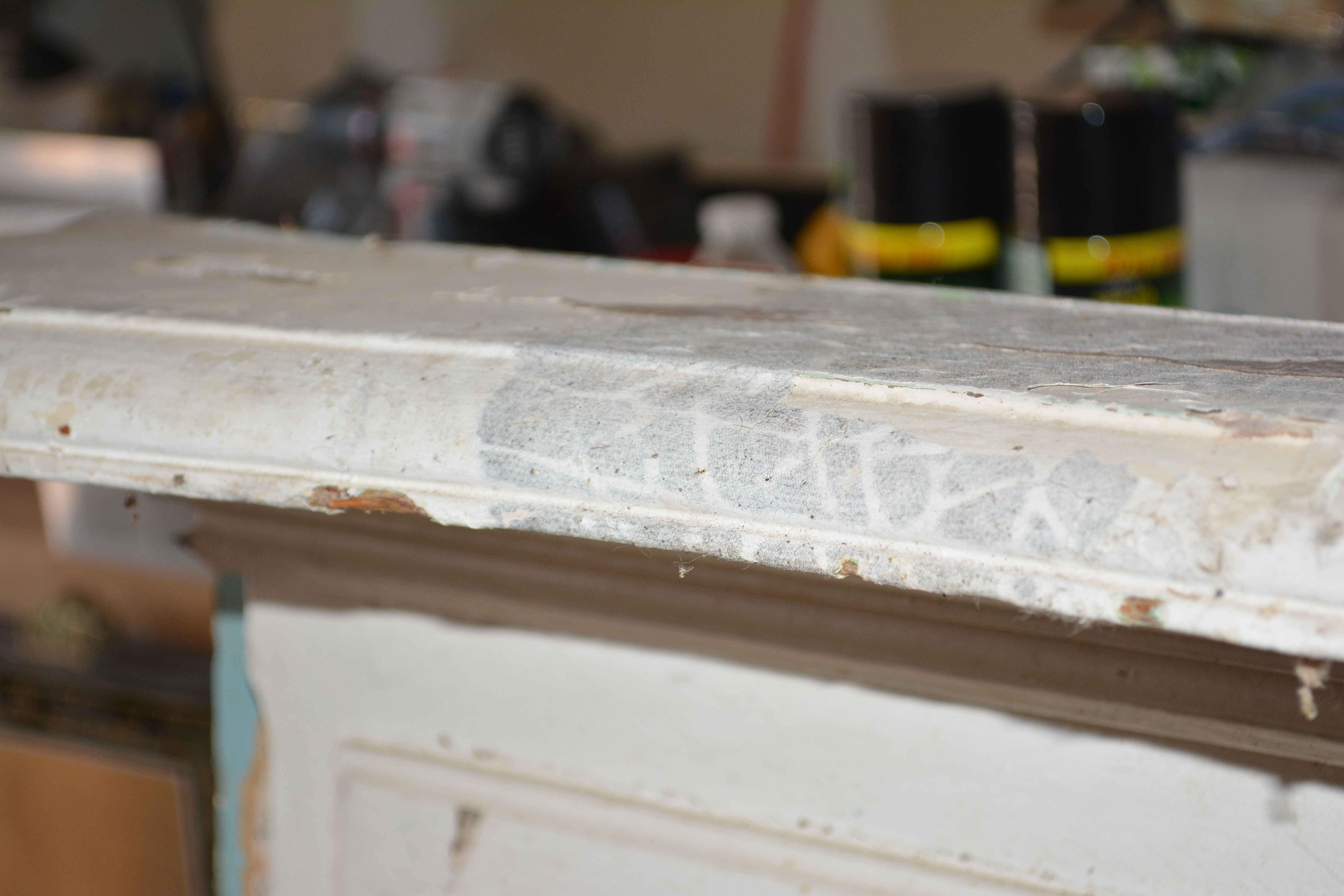 Pair of Antique Wooden Mantels