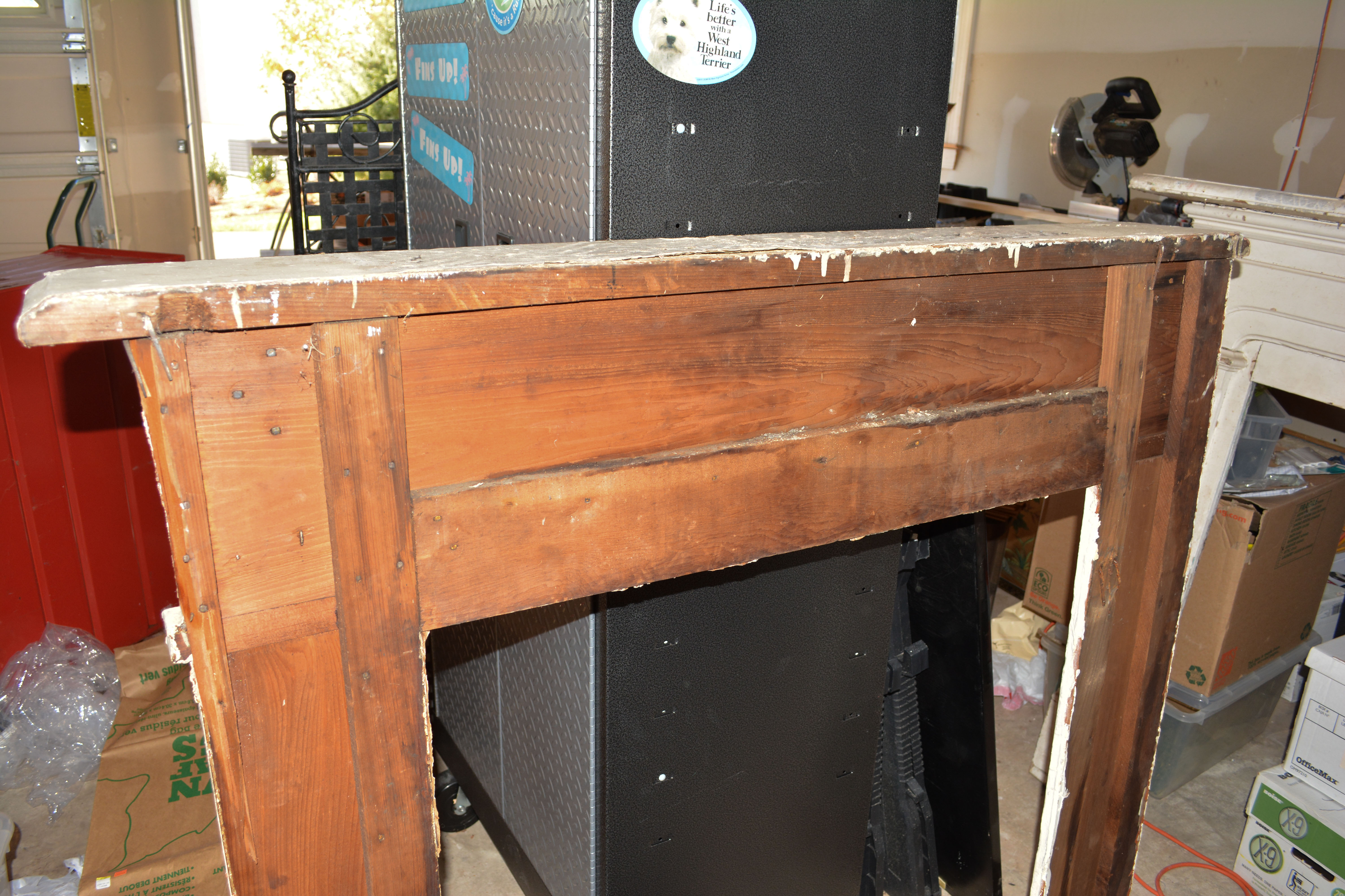 Pair of Antique Wooden Mantels