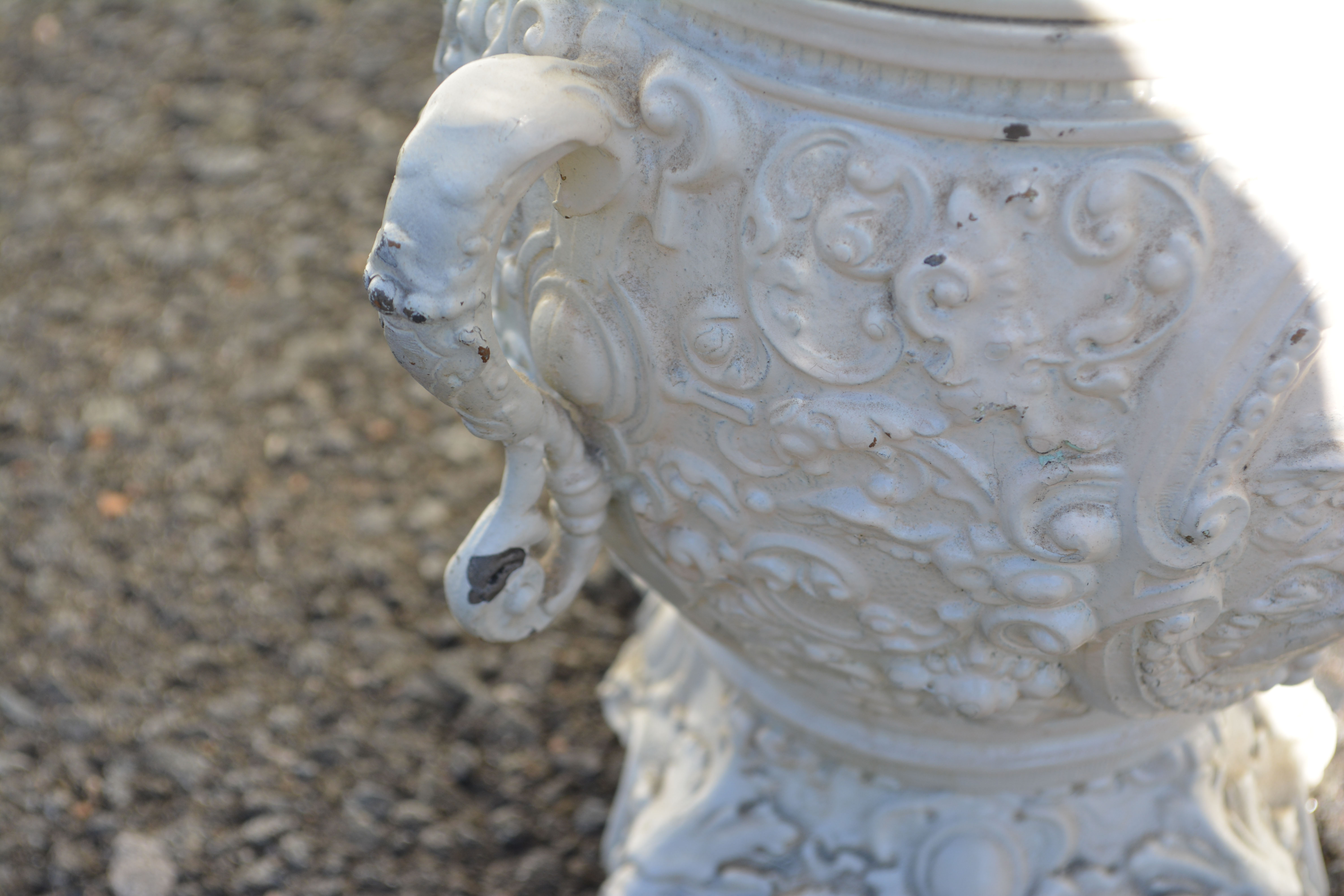 Parlor Lamp with Gold Tone Globe Shade
