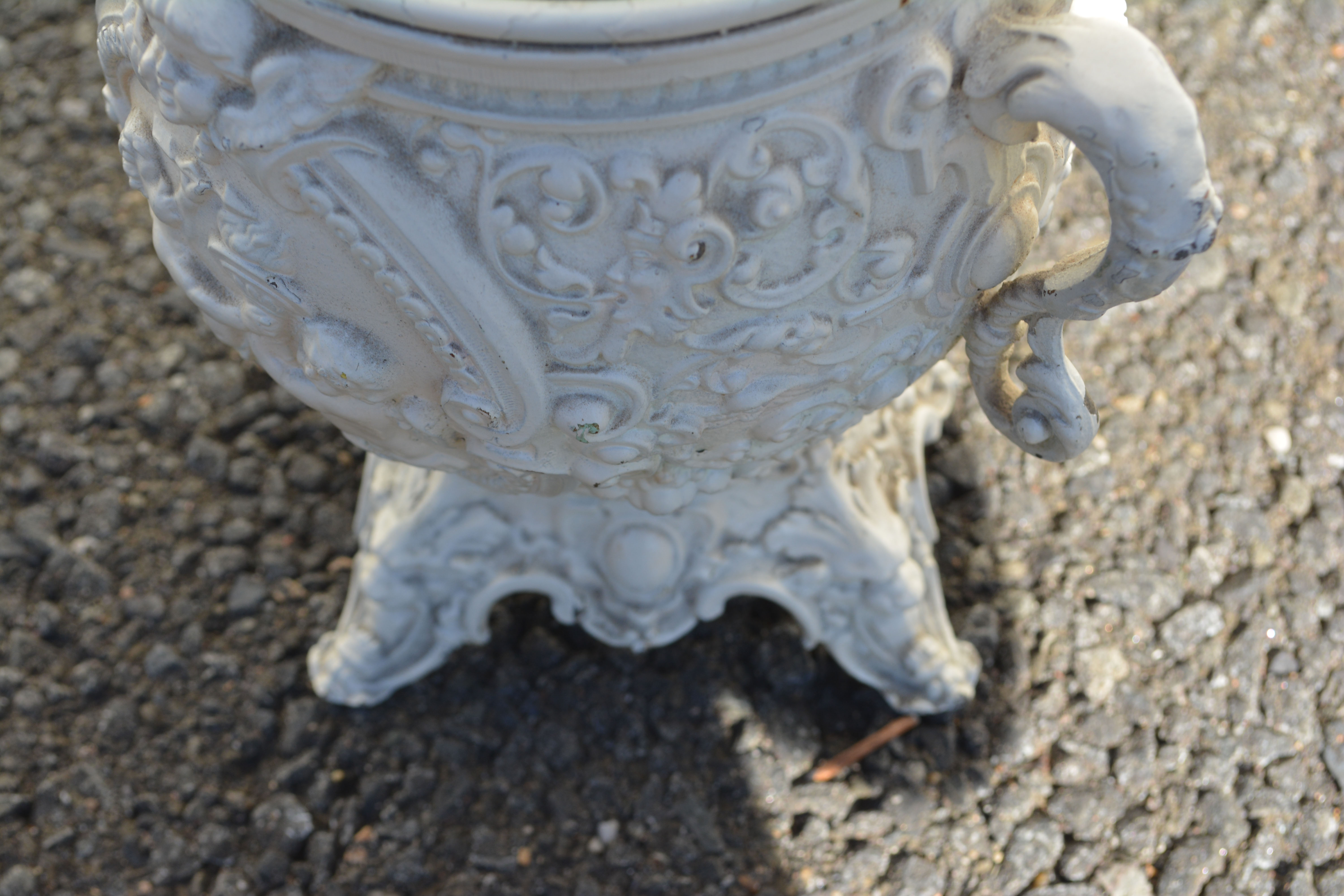 Parlor Lamp with Gold Tone Globe Shade