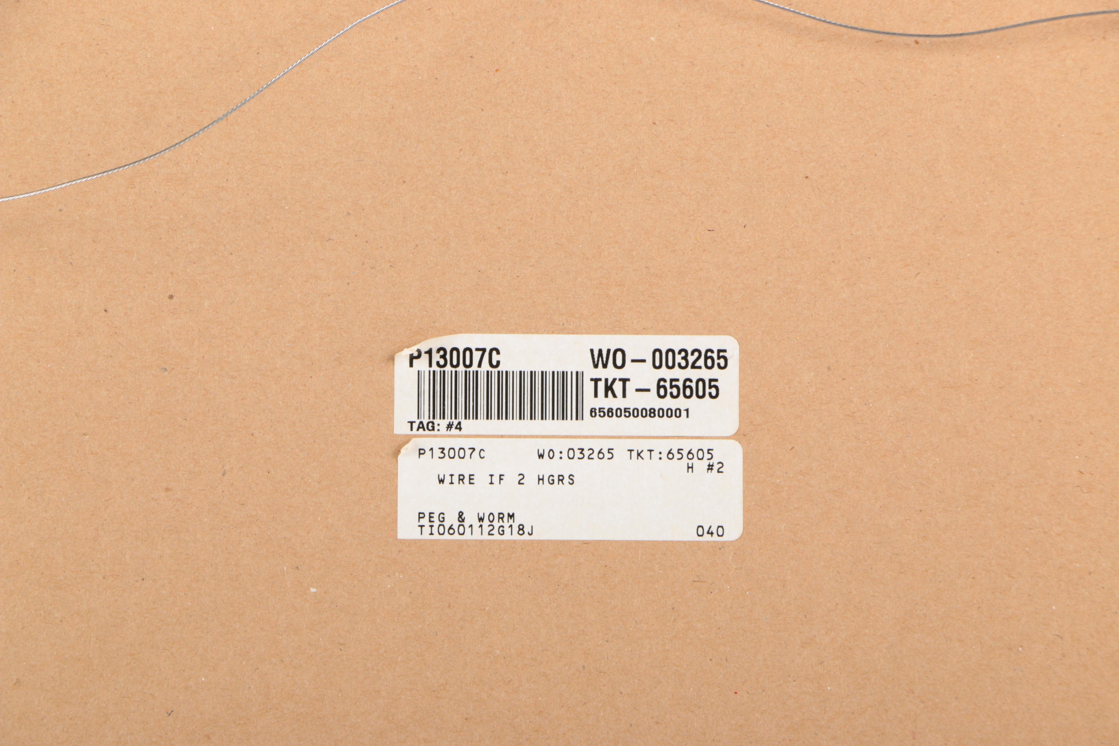 Limited Edition Offset Lithograph after Barbara Cosgrove "Peg & Worm Corkscrew"