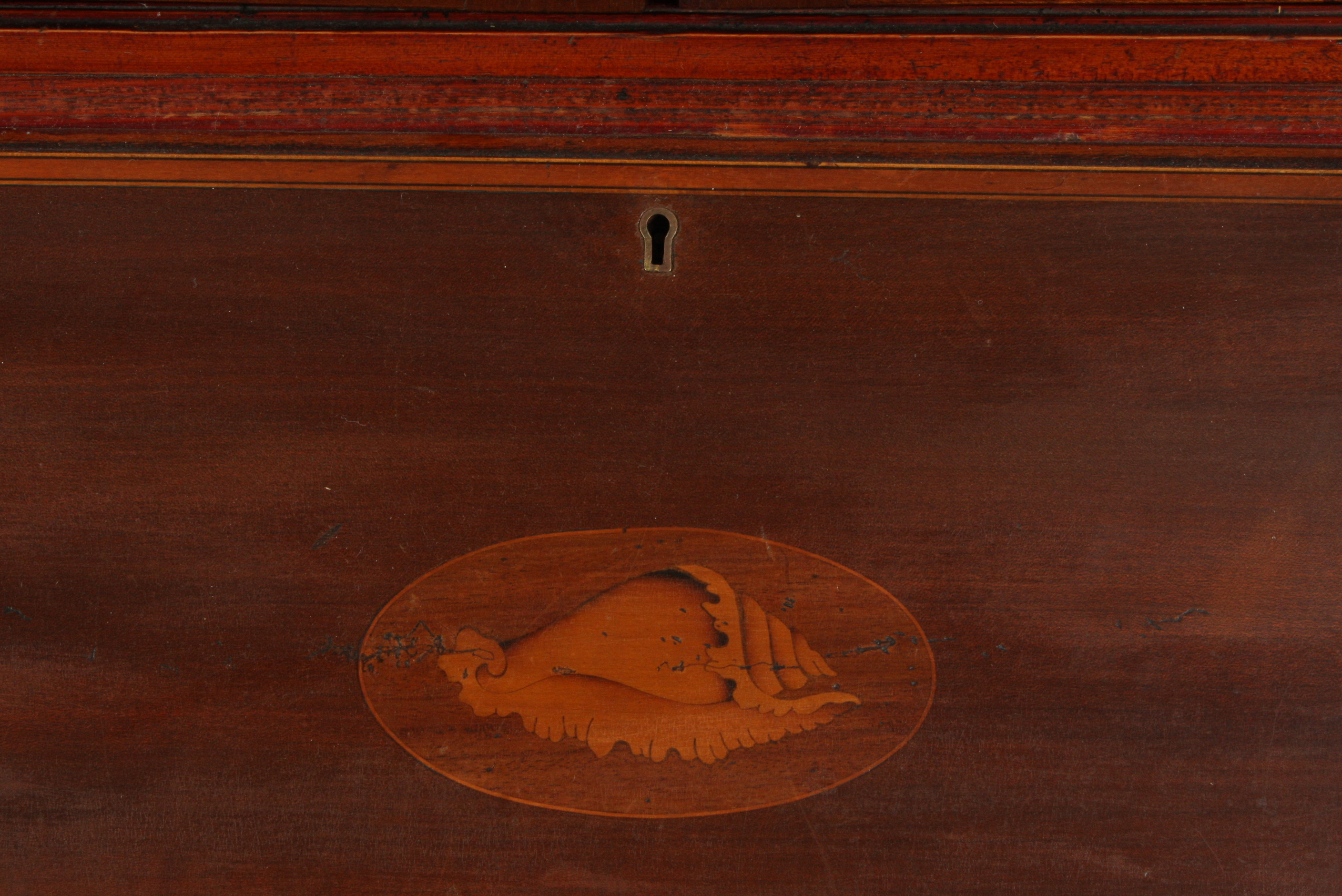 Antique English Edwardian Secretary Bookcase