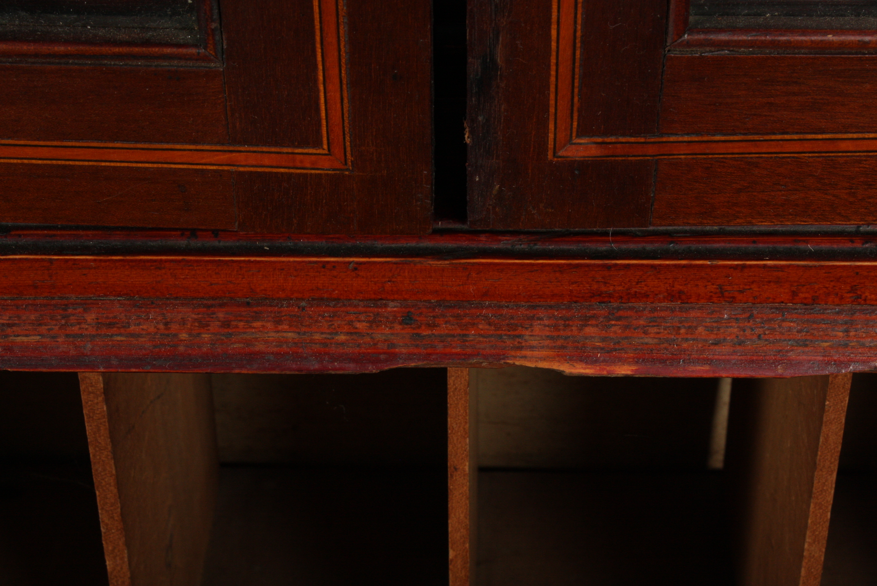 Antique English Edwardian Secretary Bookcase