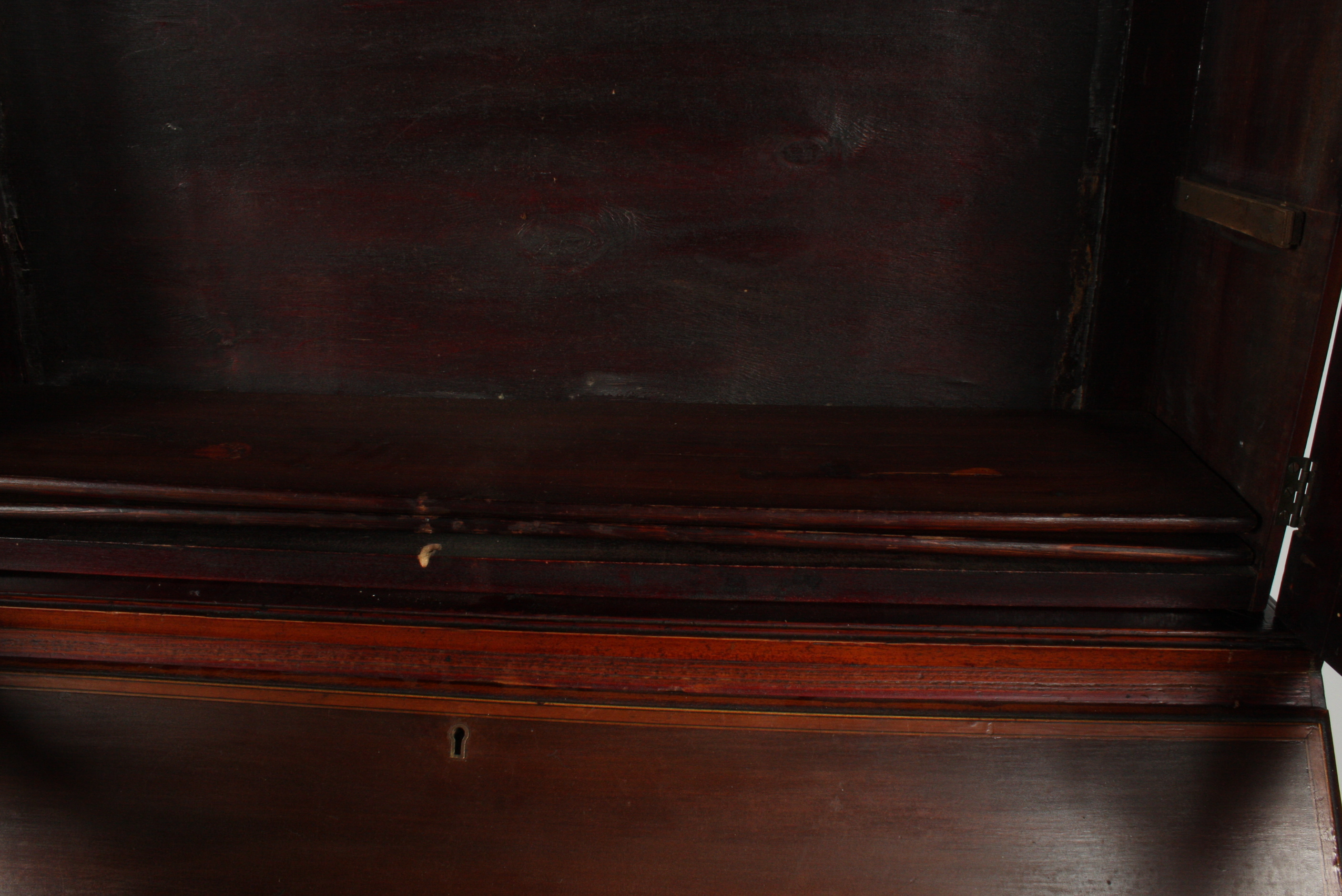 Antique English Edwardian Secretary Bookcase