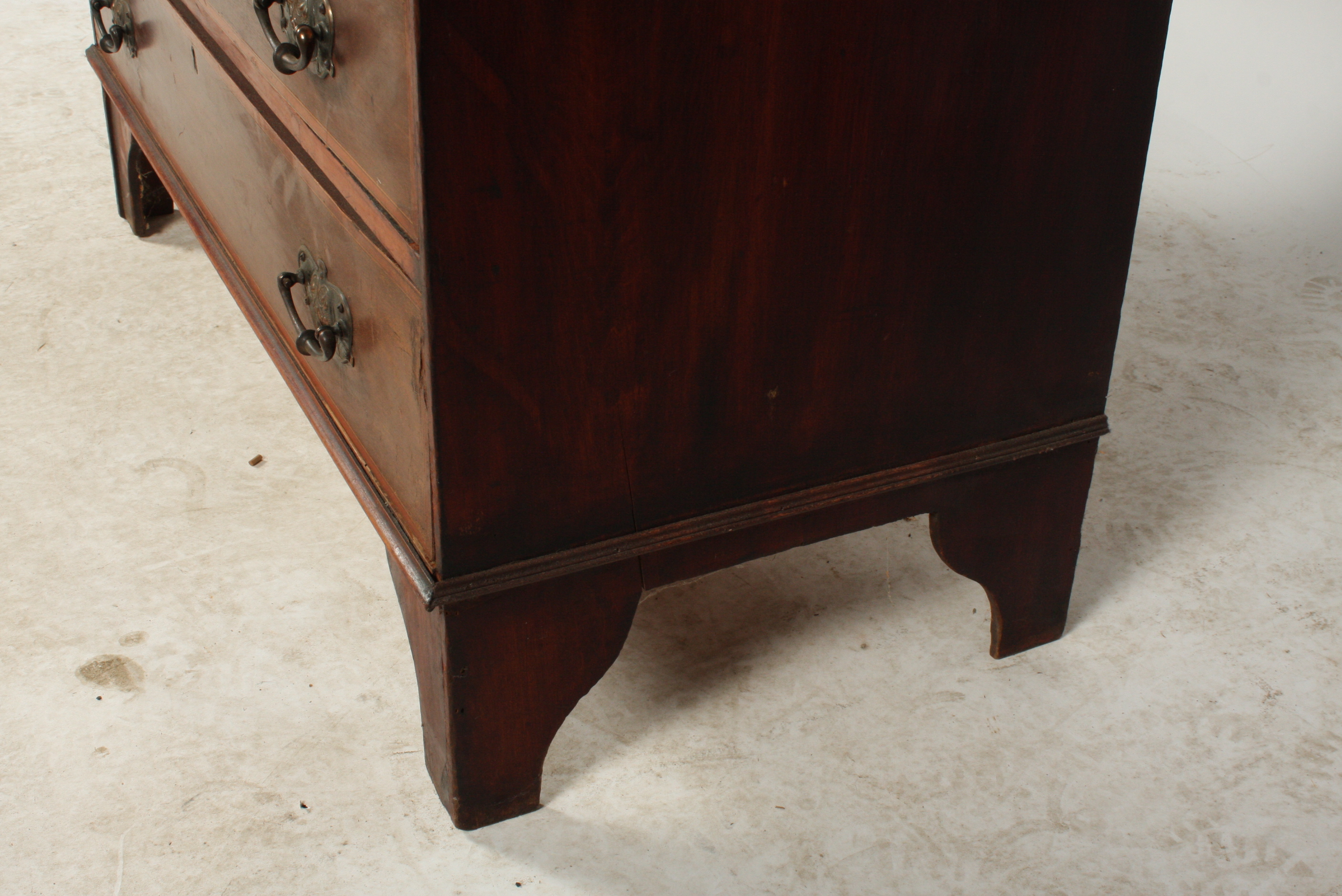 Antique English Edwardian Secretary Bookcase