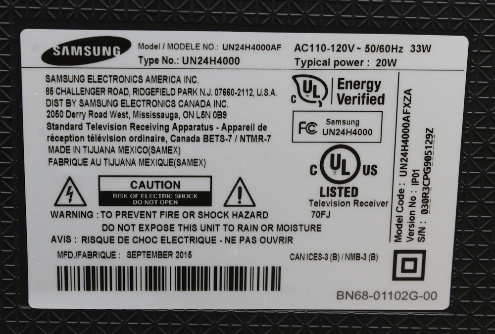 Samsung 24" Television