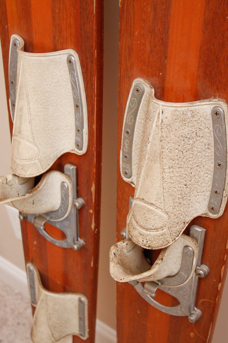 Pair of Vintage Catamaran Bottom Water Skis