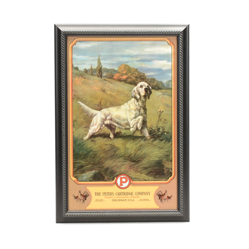 Reproduction Print after Vintage Advertising Poster for The Peters Cartridge Co.