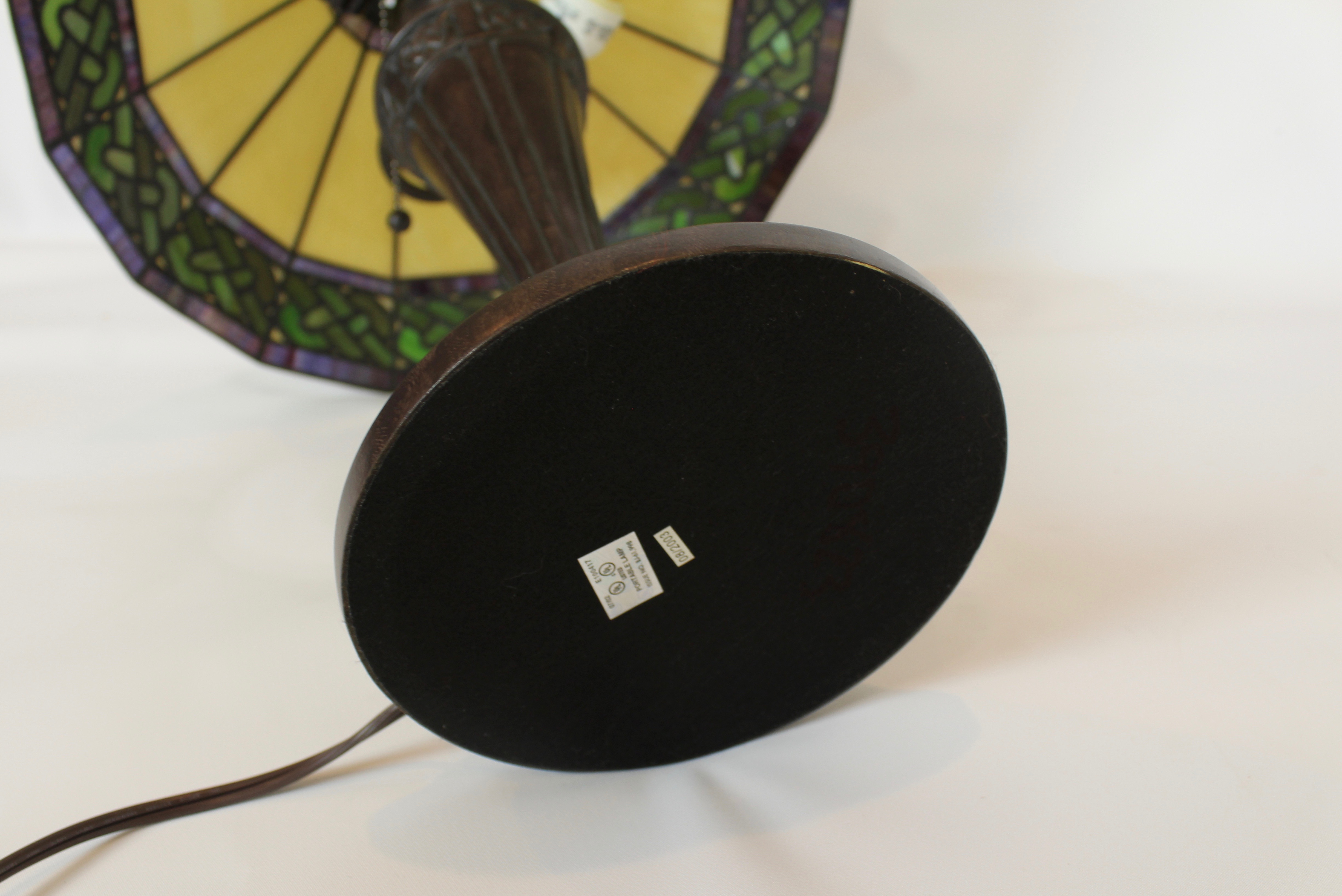 Matching Table and Floor Lamps With Tiffany Style Shades