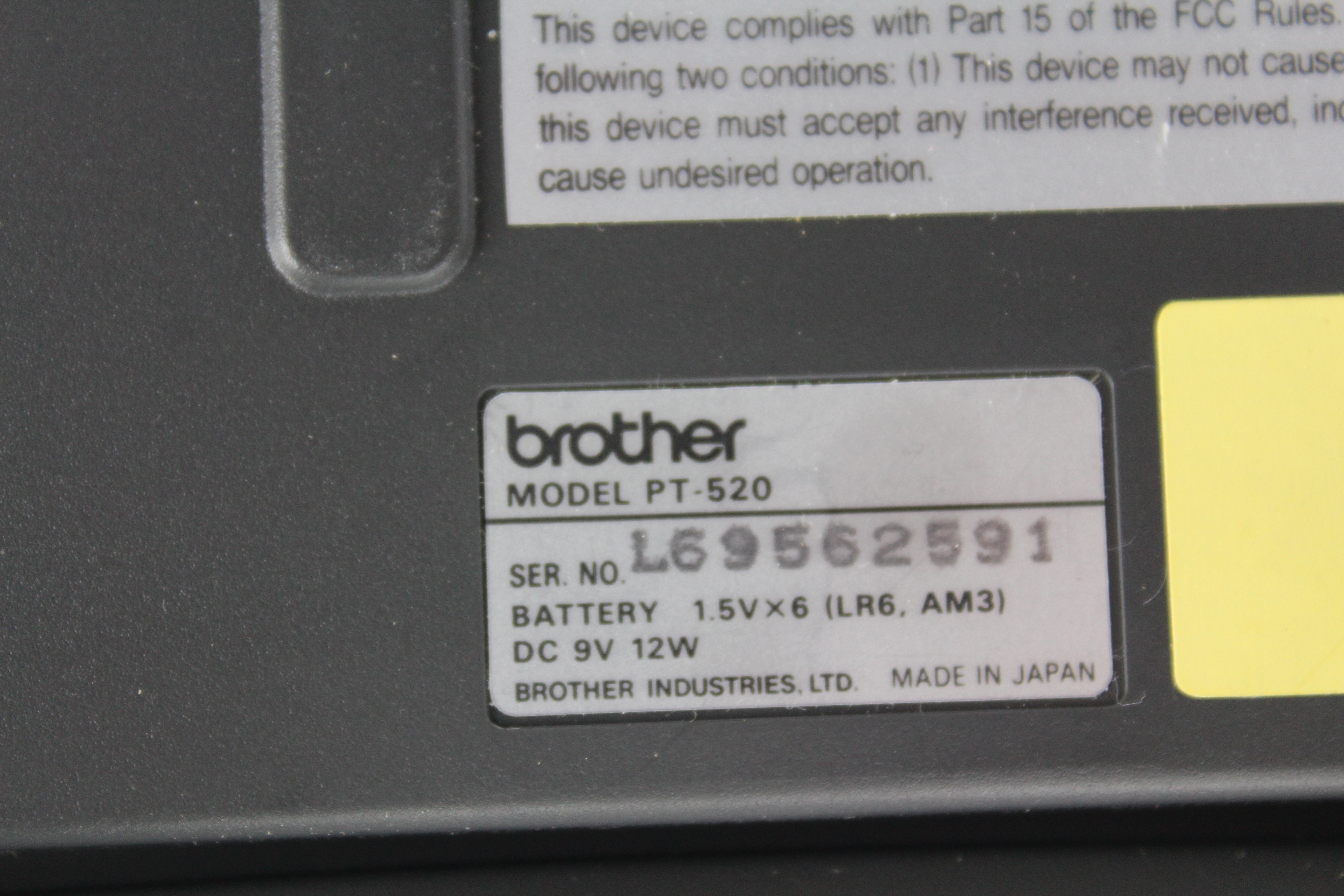 Brother P-Touch Electronic Labeling System