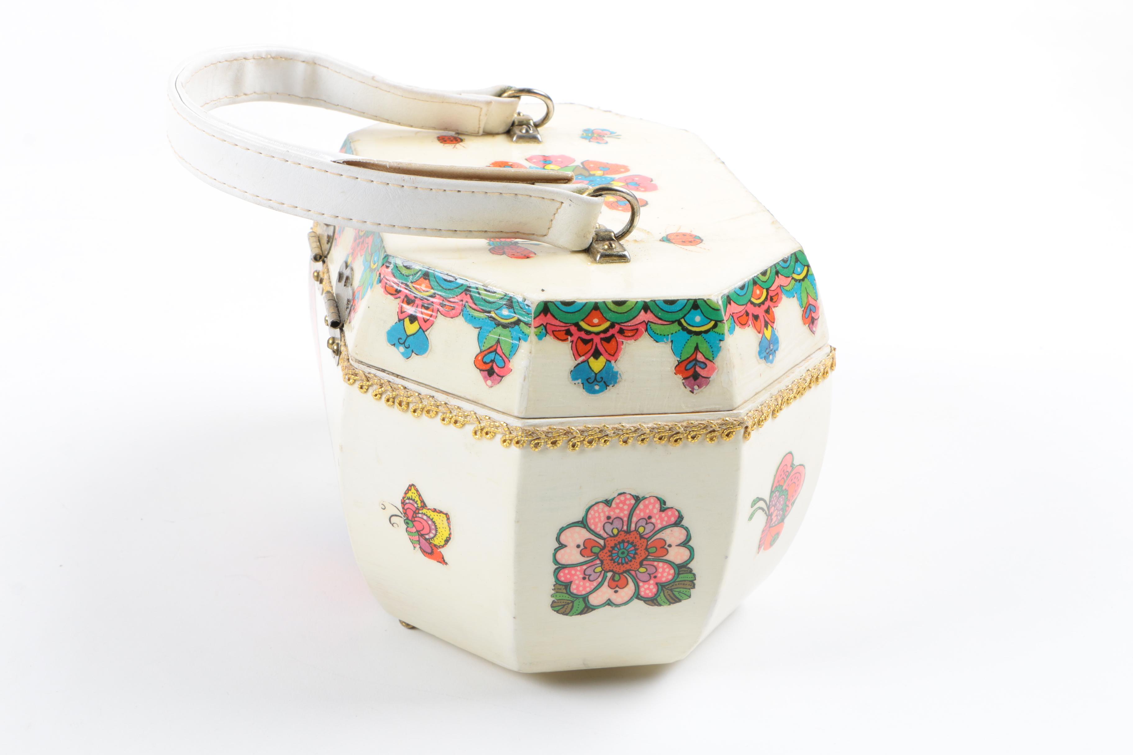 1970s Vintage Box Handbag