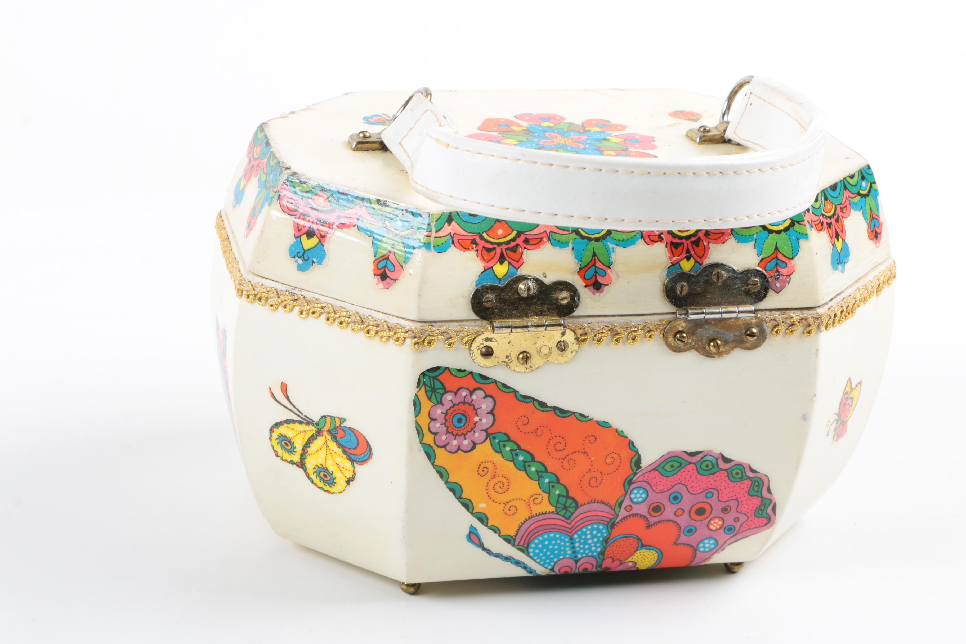 1970s Vintage Box Handbag