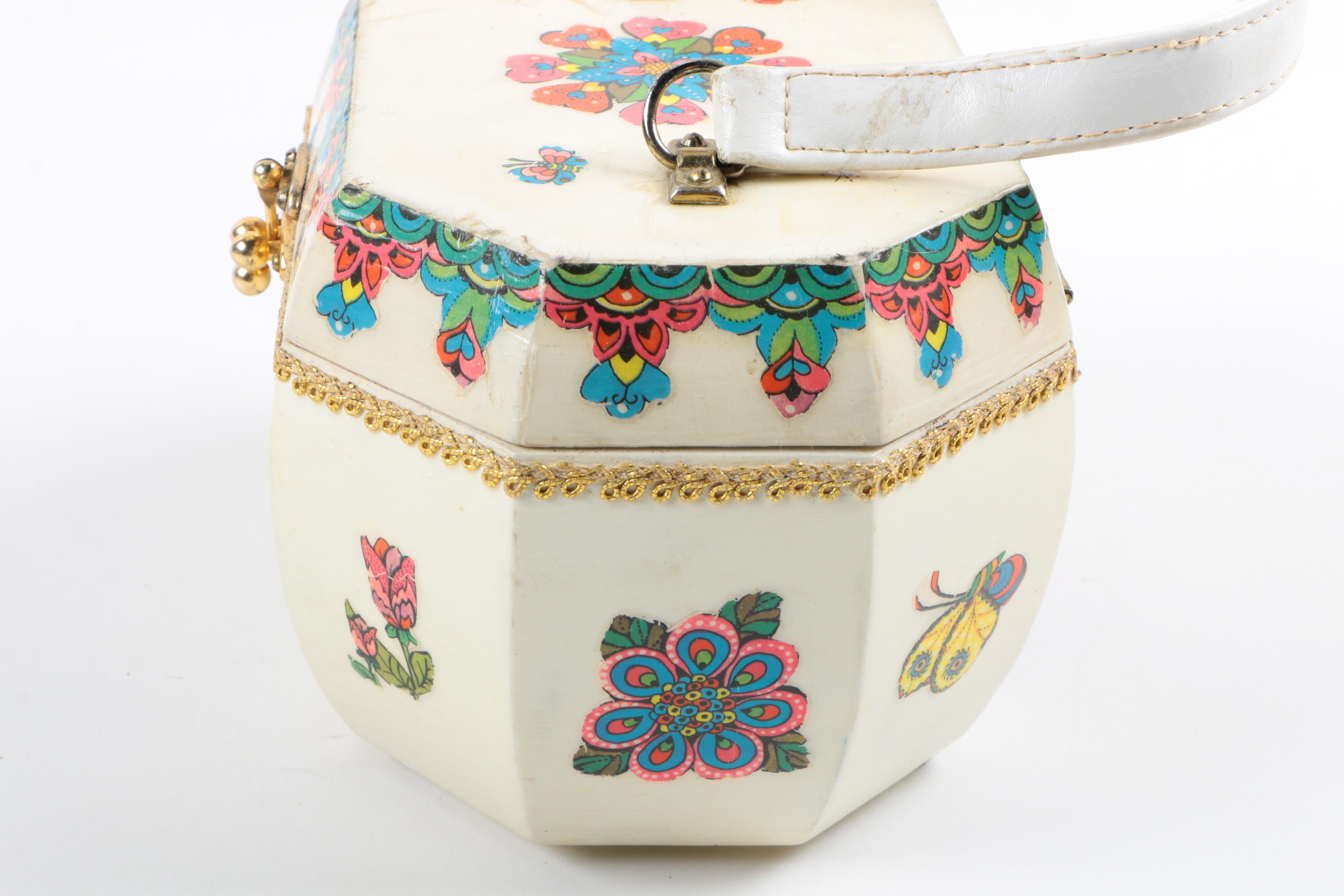 1970s Vintage Box Handbag