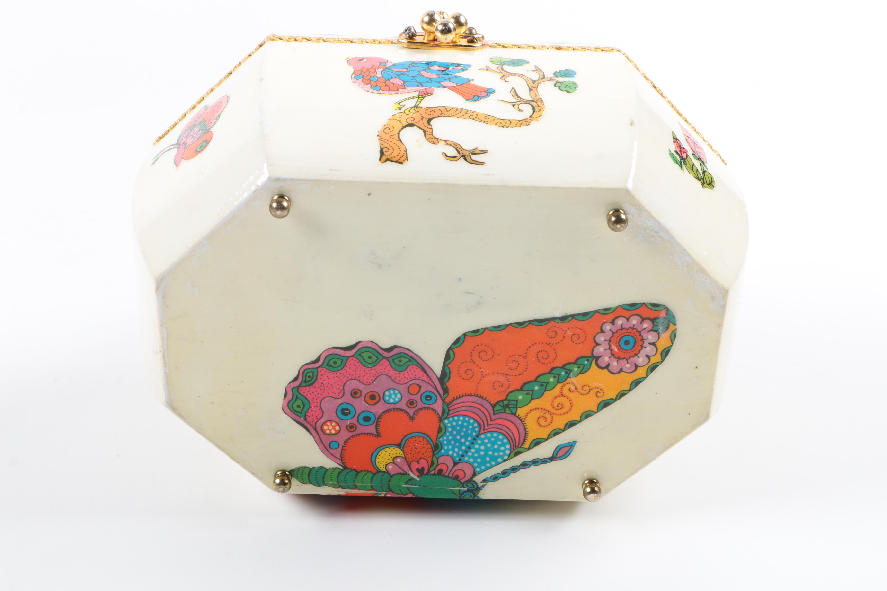 1970s Vintage Box Handbag