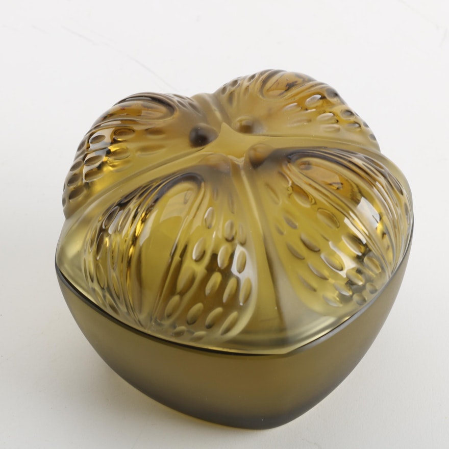 Lalique Crystal "Mirabel" Trinket Box