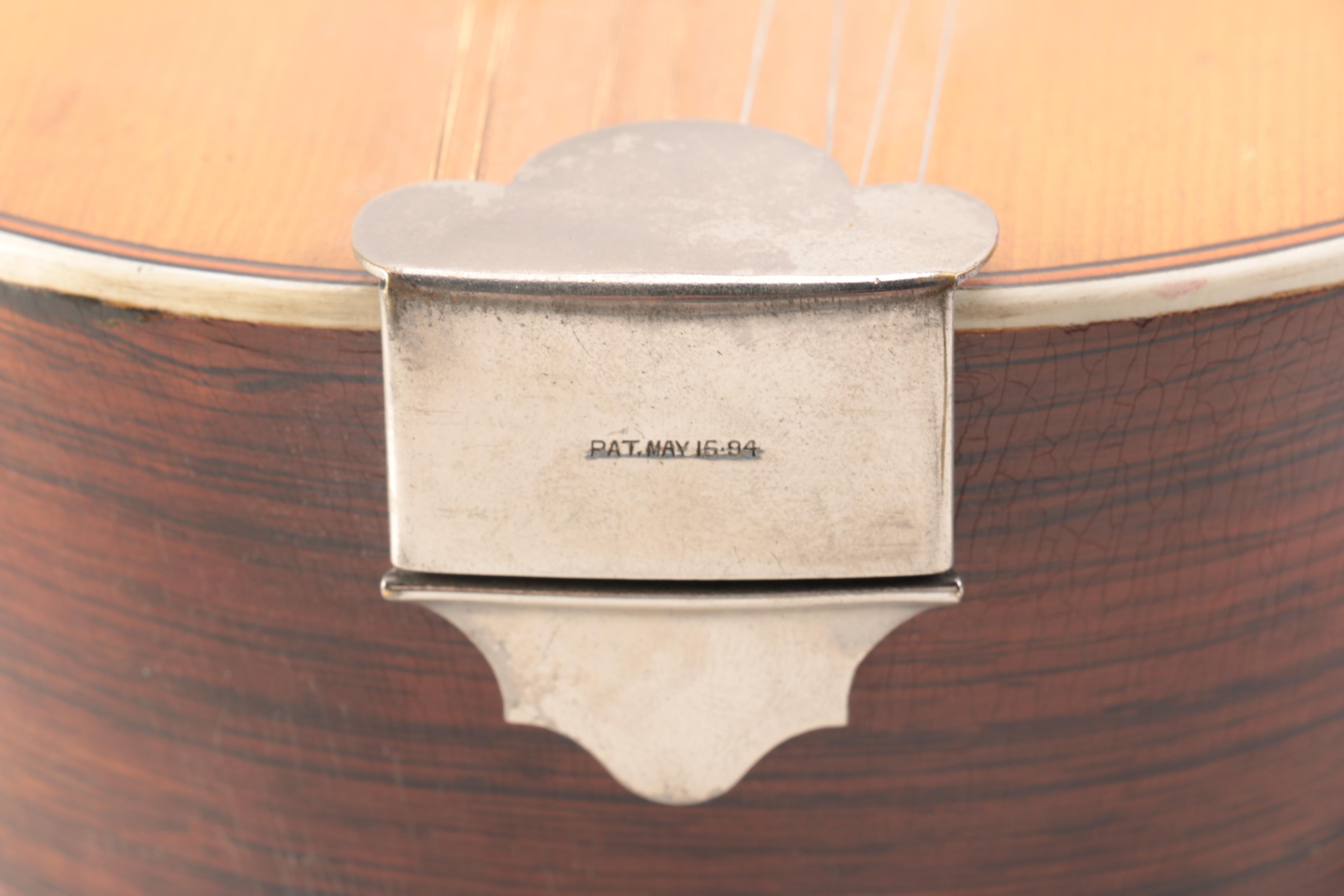 W.M. Co. Bowlback Mandolin, Case and Sheet Music