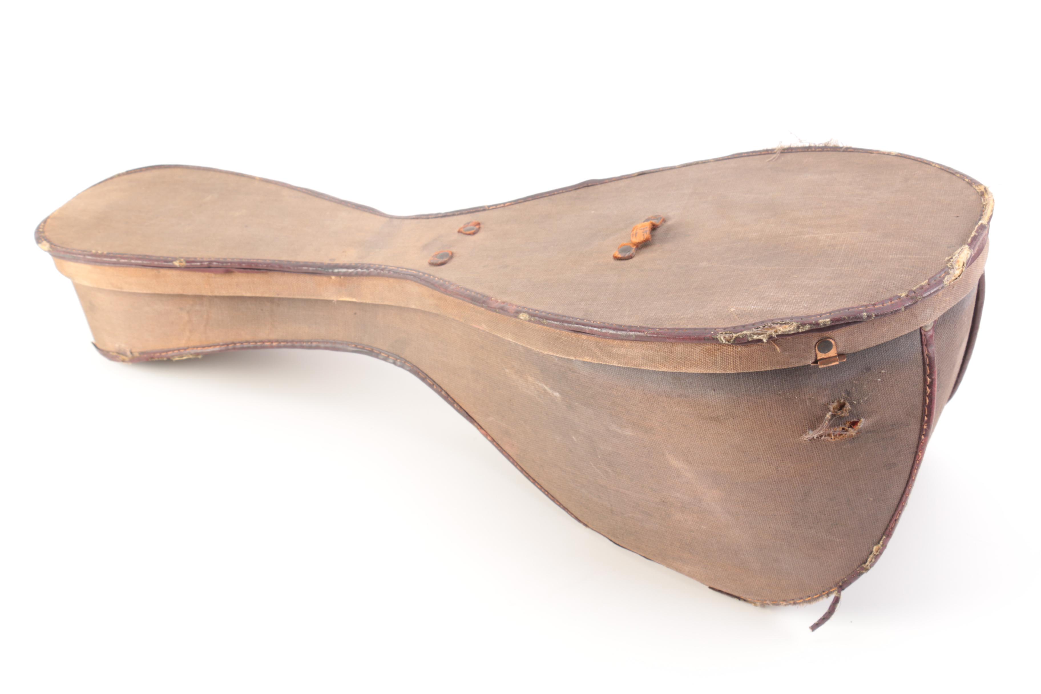 W.M. Co. Bowlback Mandolin, Case and Sheet Music