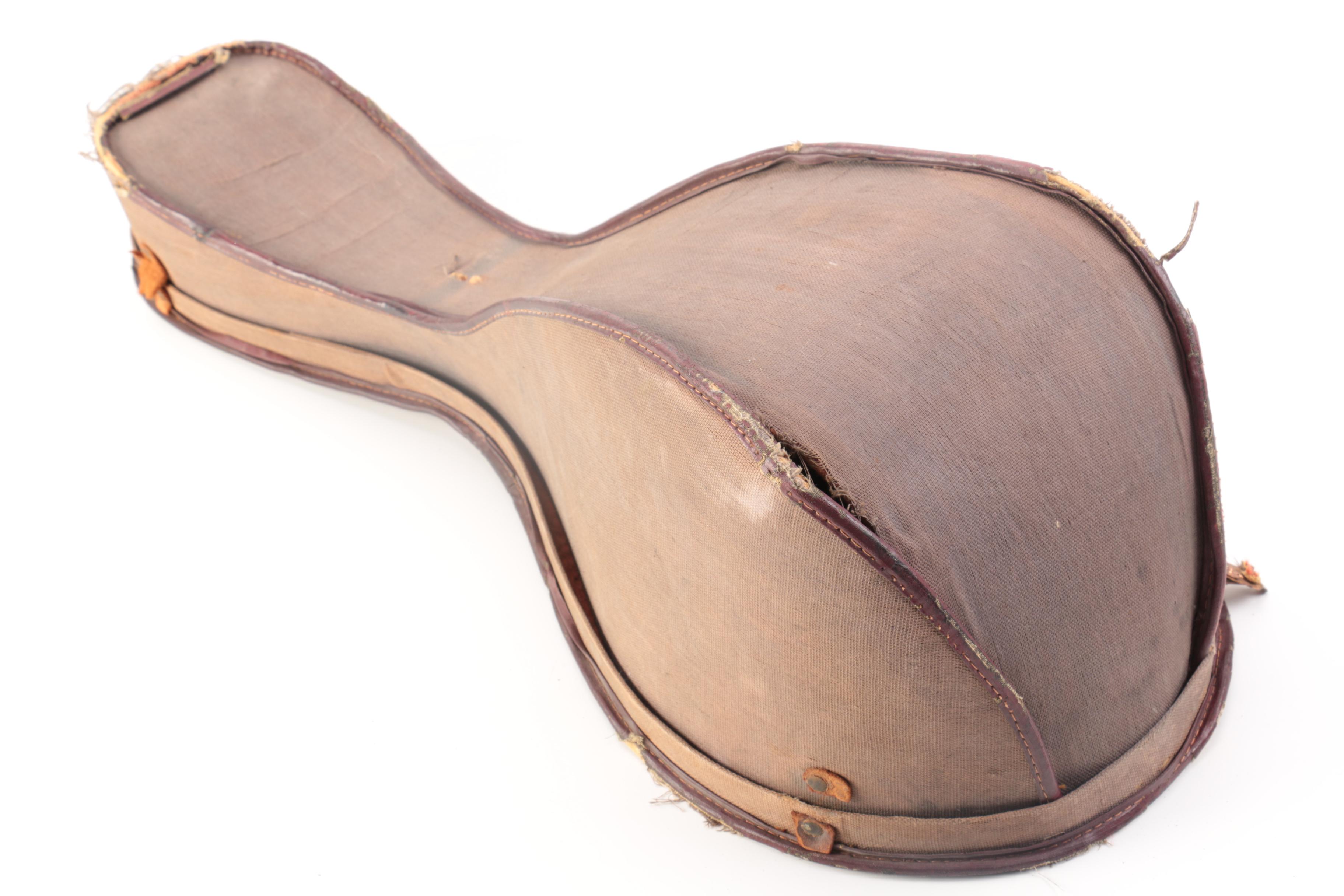 W.M. Co. Bowlback Mandolin, Case and Sheet Music