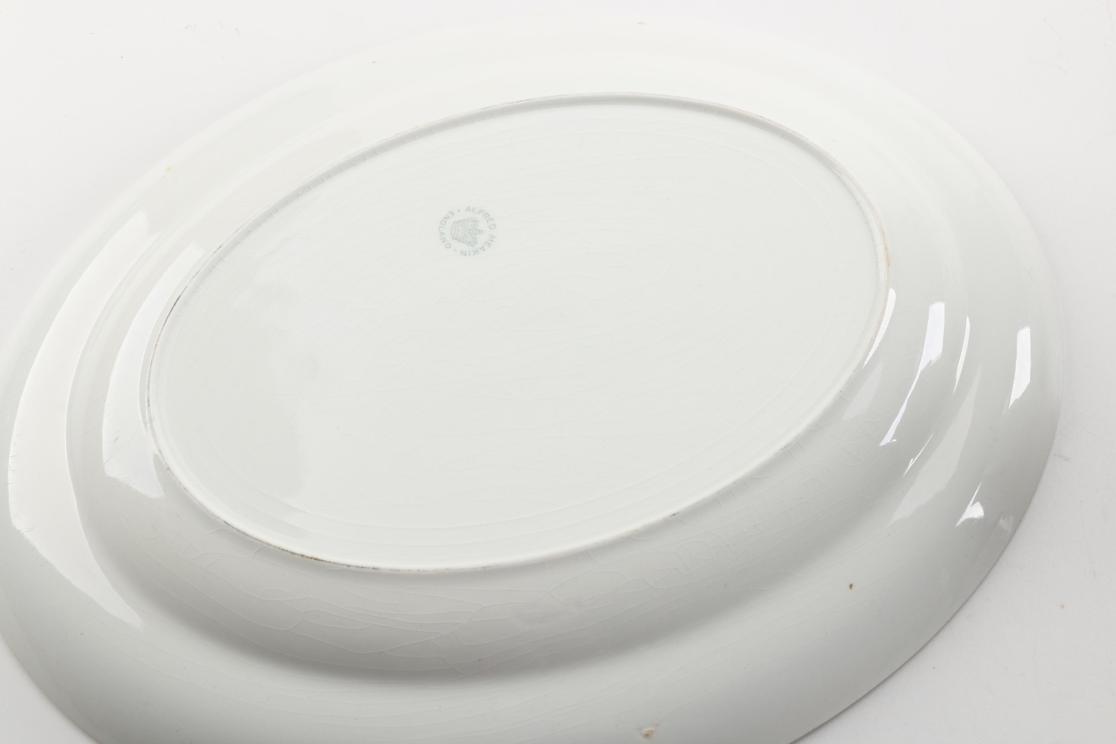 Antique Serving Dishes Including Meakin, Harker Pottery and John Maddock & Sons