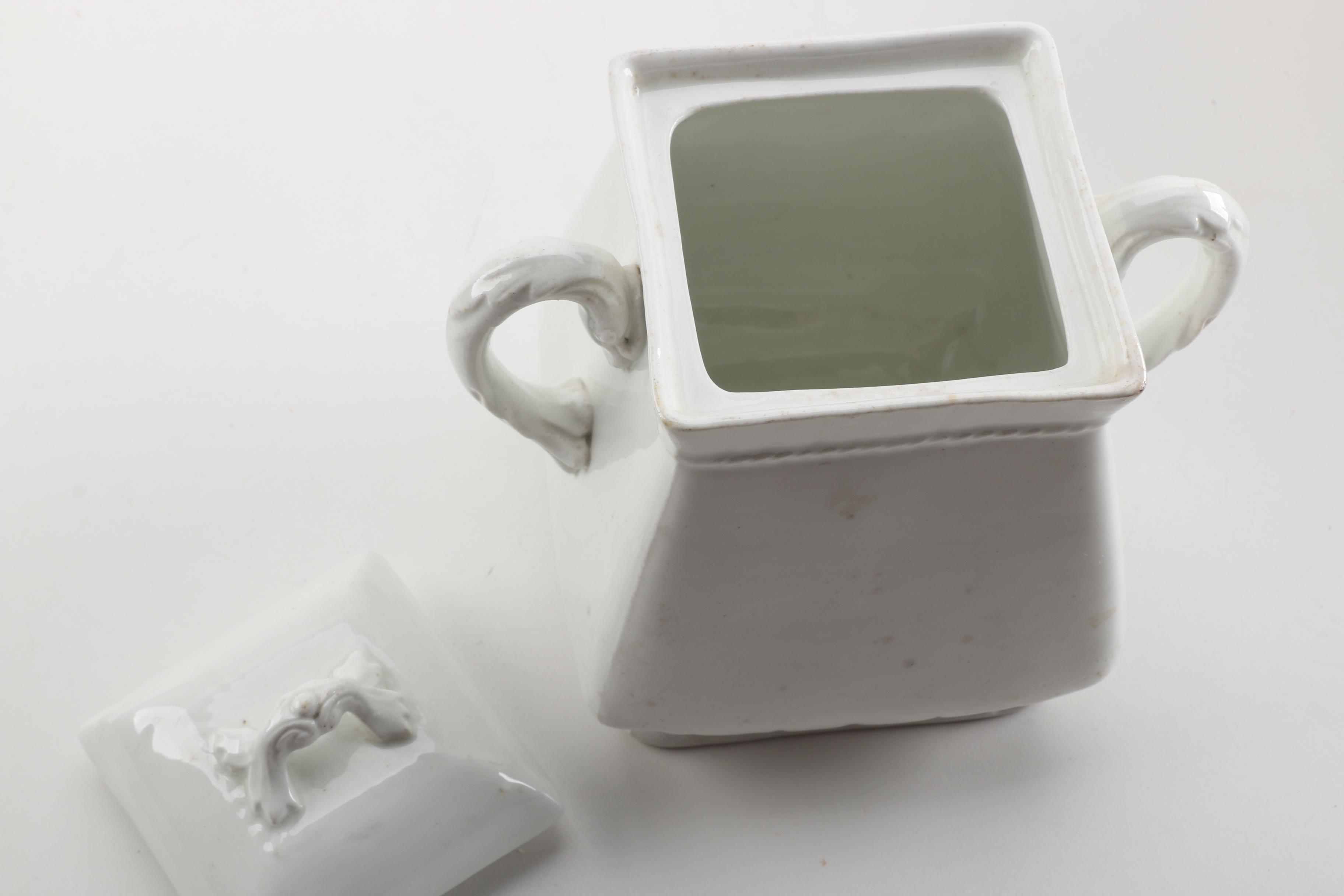 Antique Serving Dishes Including Meakin, Harker Pottery and John Maddock & Sons