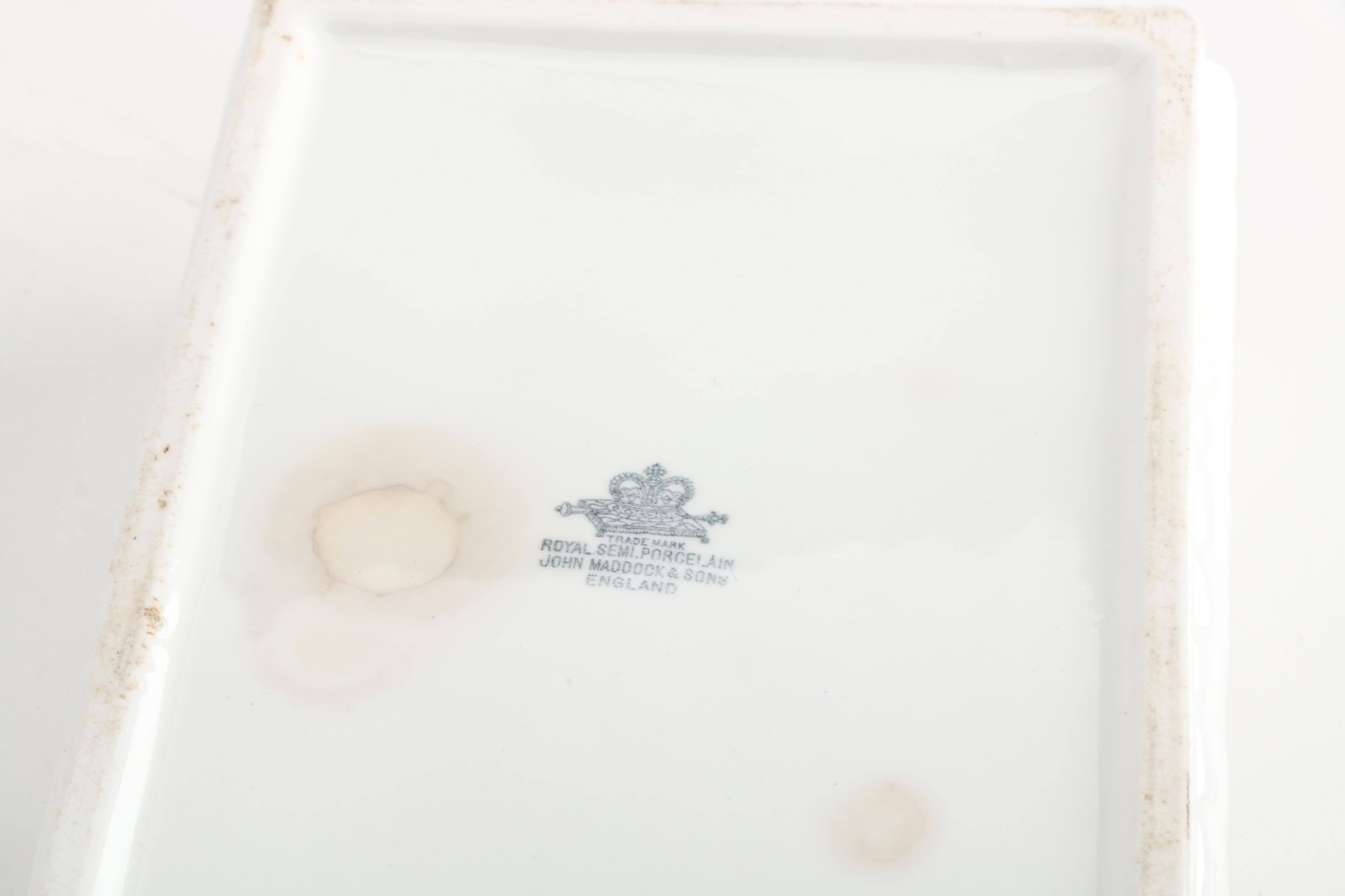 Antique Serving Dishes Including Meakin, Harker Pottery and John Maddock & Sons