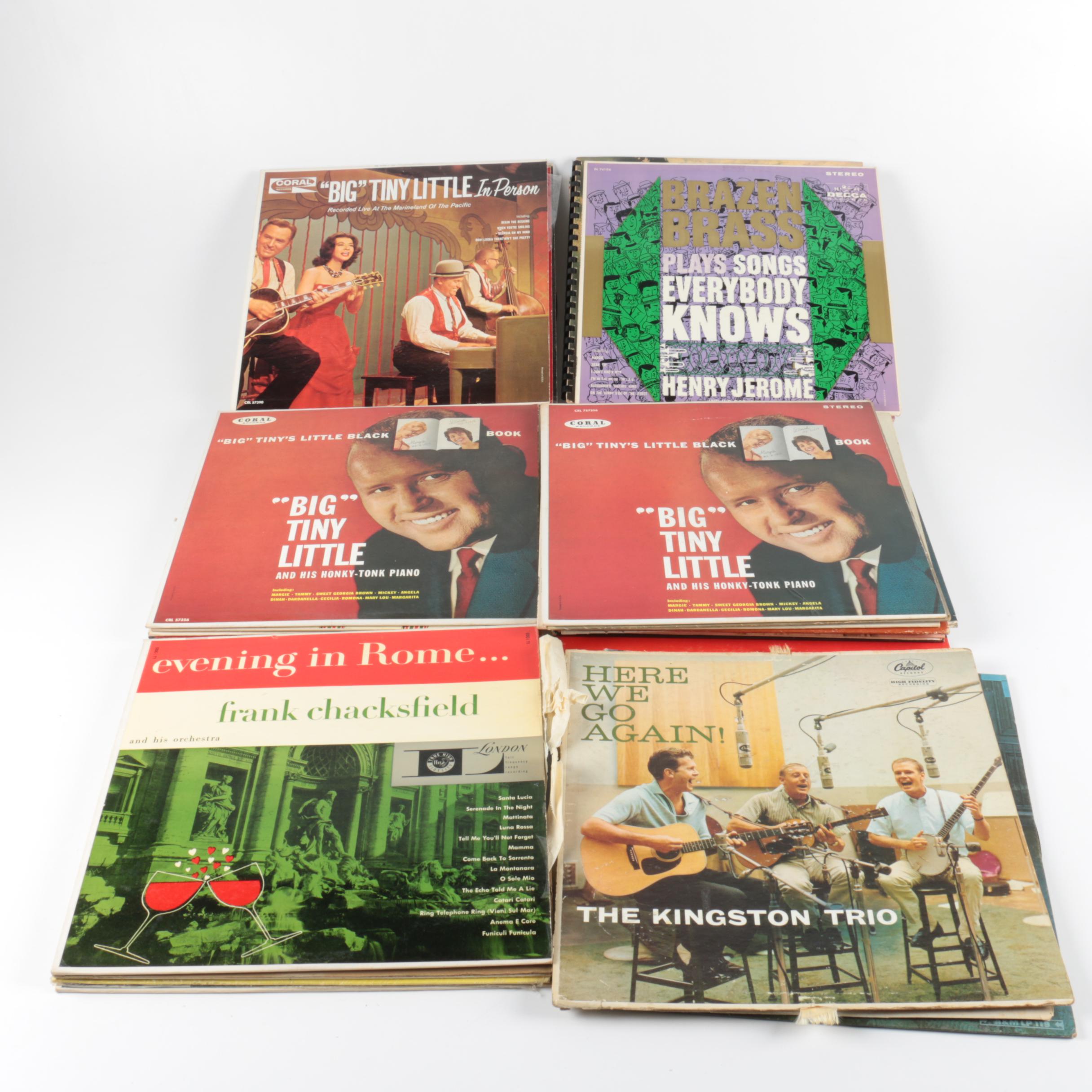 Collection of Vintage LP Records Including Picture Disc