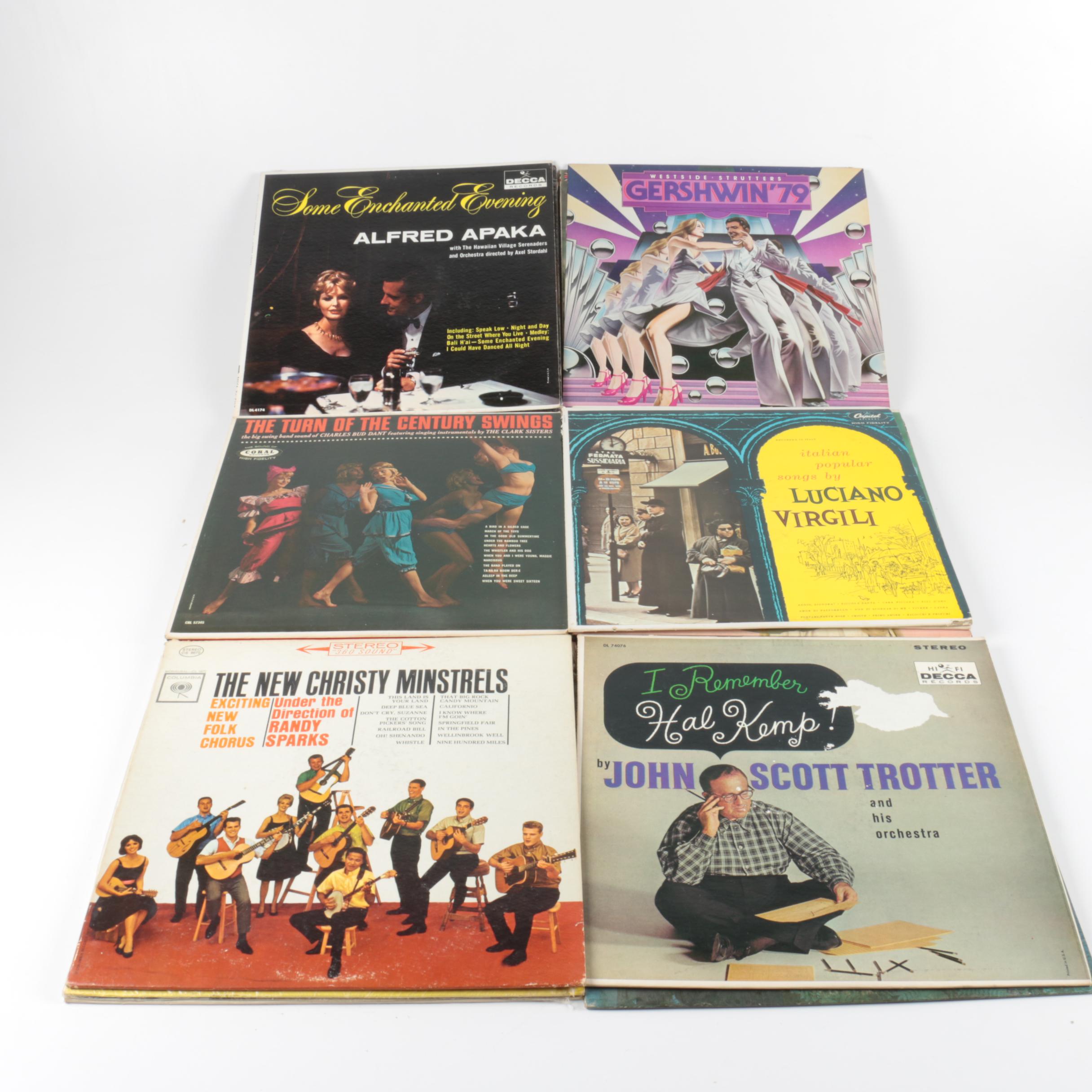 Collection of Vintage LP Records Including Picture Disc