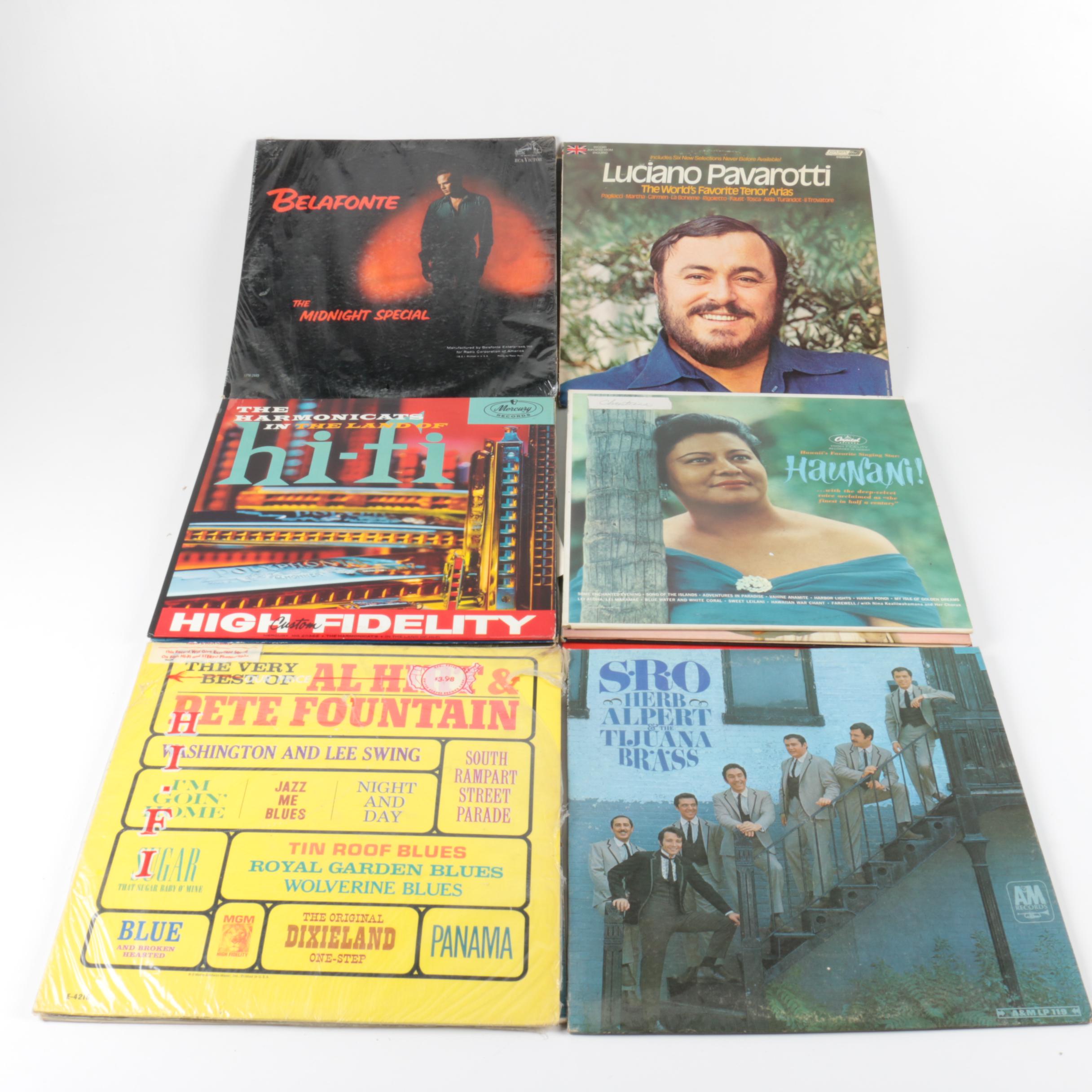 Collection of Vintage LP Records Including Picture Disc