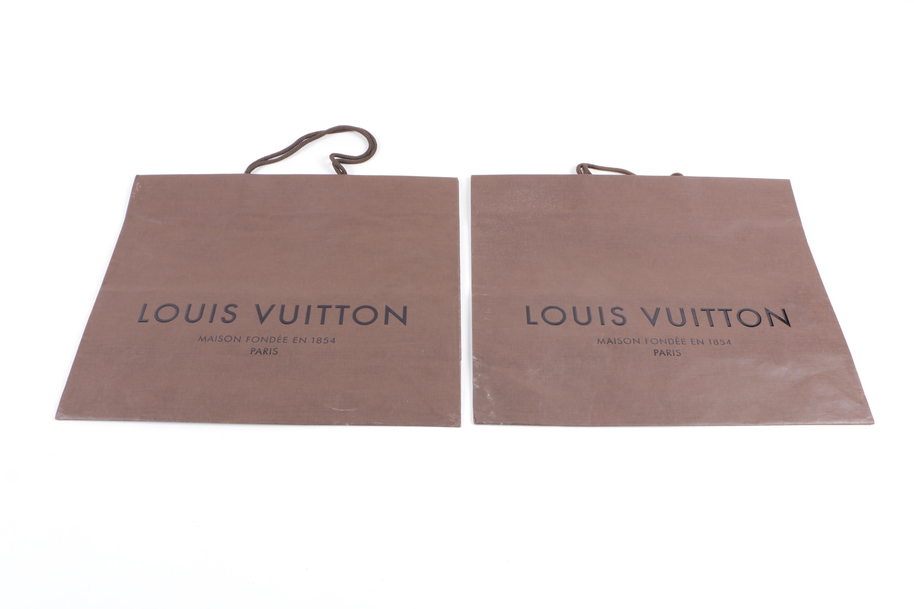 Designer Shopping Bags Including Louis Vuitton and Christian Dior