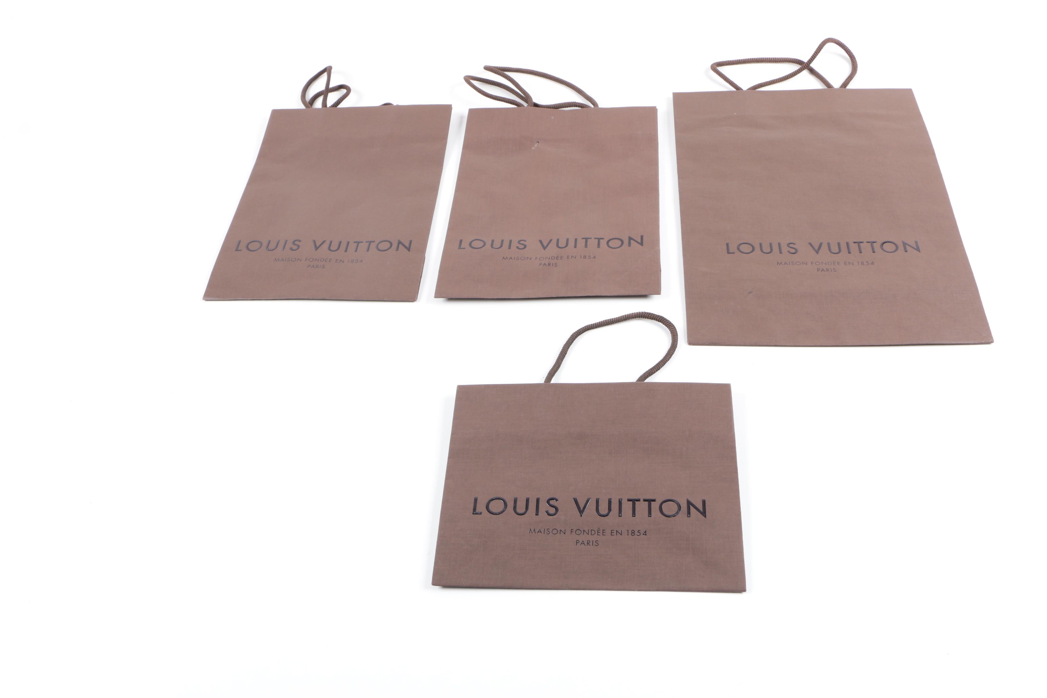 Designer Shopping Bags Including Louis Vuitton and Christian Dior