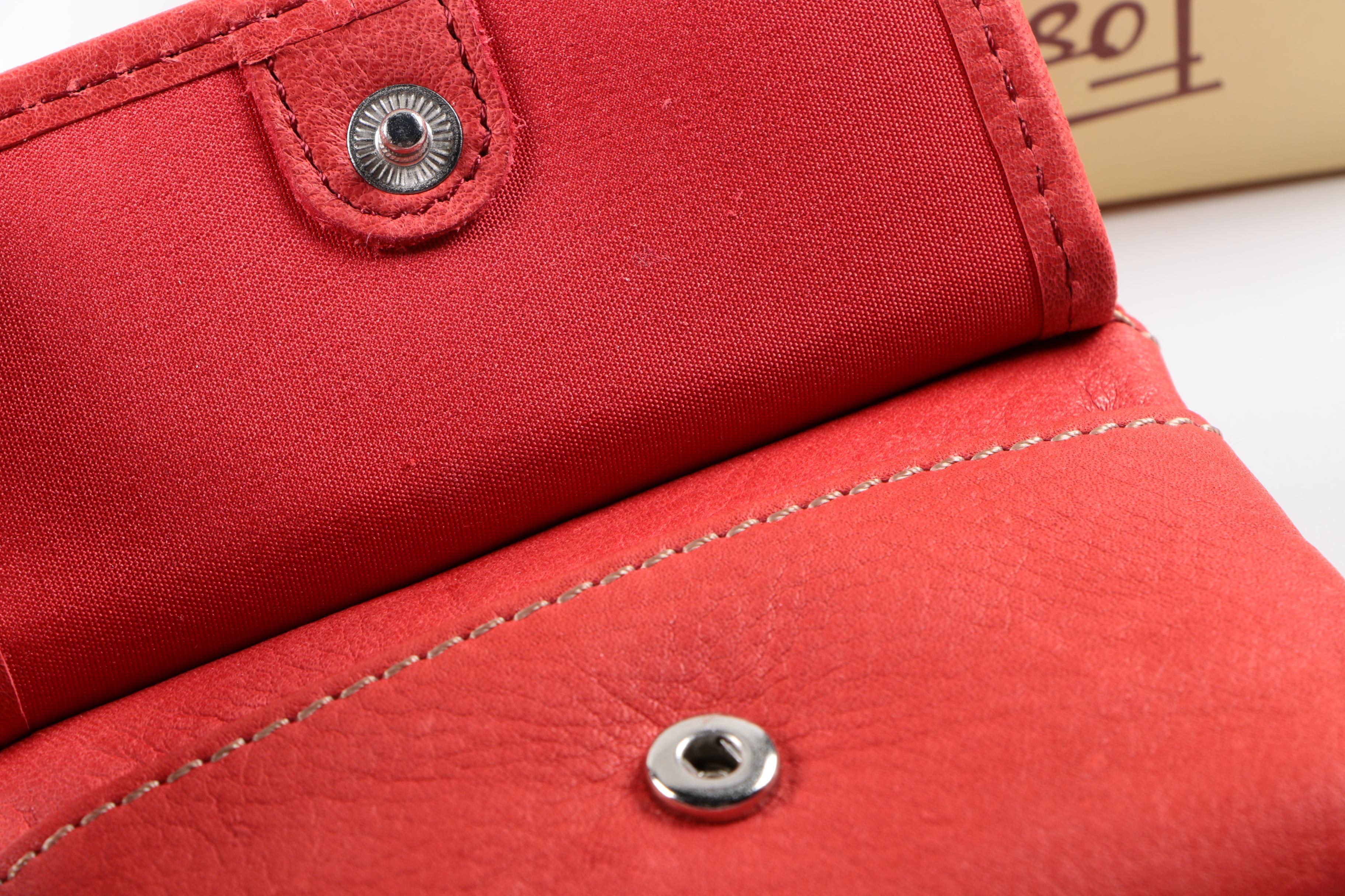 Relic Faux Croc Satchel and Fossil "Pop Stitch" Coin Pouch