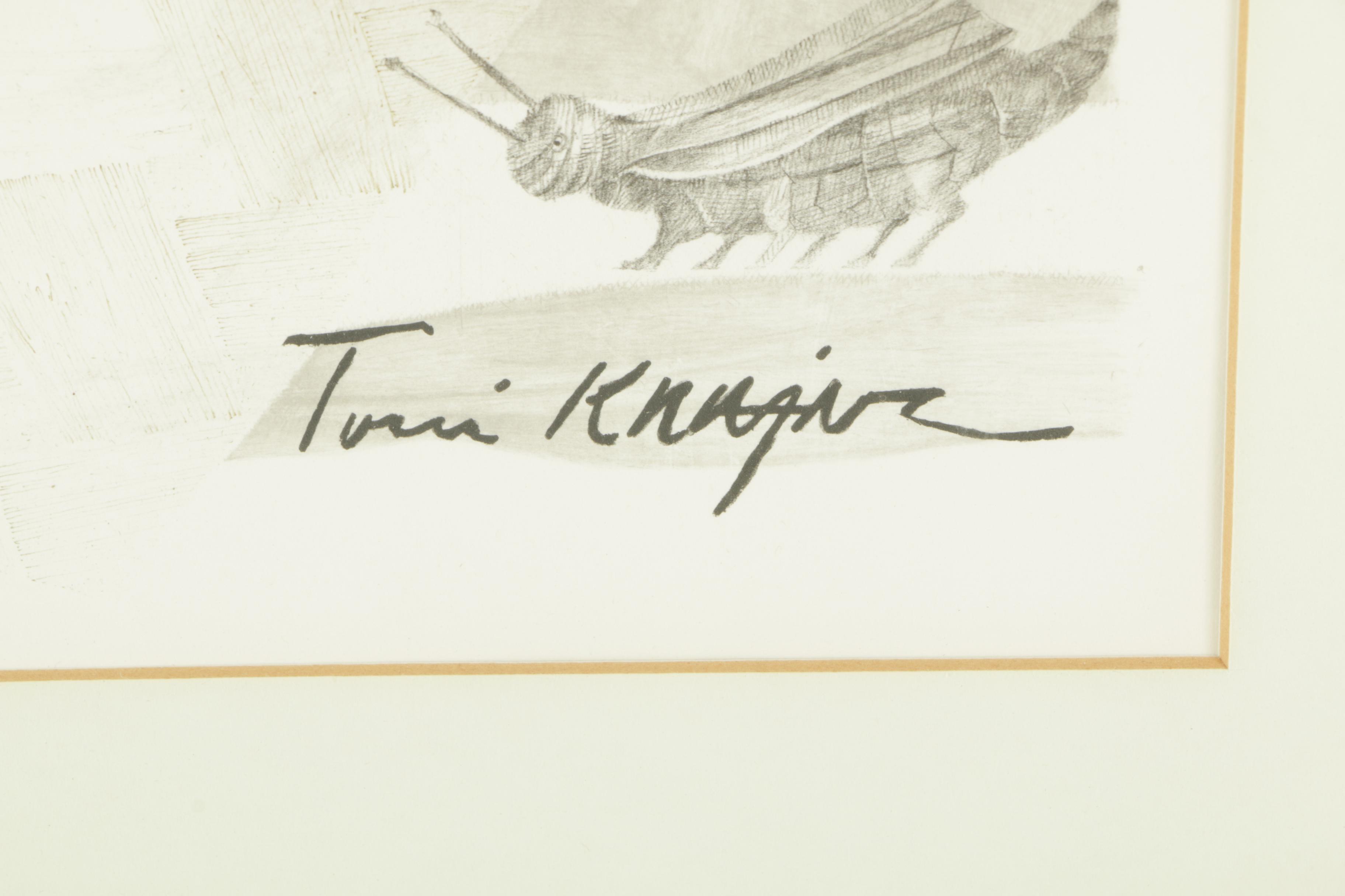 Toni Krajnc Color Lithograph "Dream of Magic"