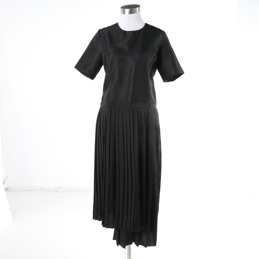 Trelise Cooper Black Pleated Dress