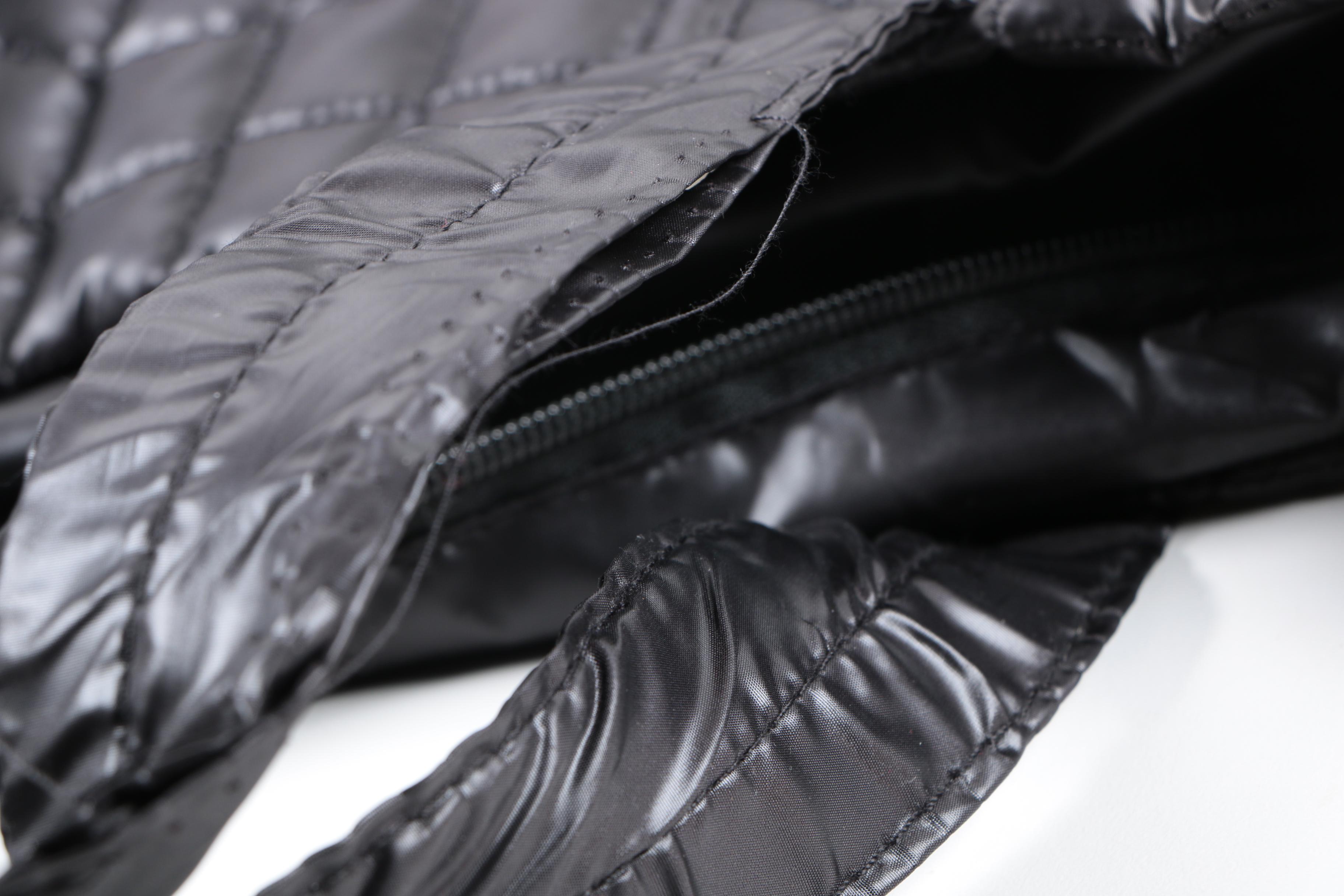 Quilted Handbag with Accessory Pouch