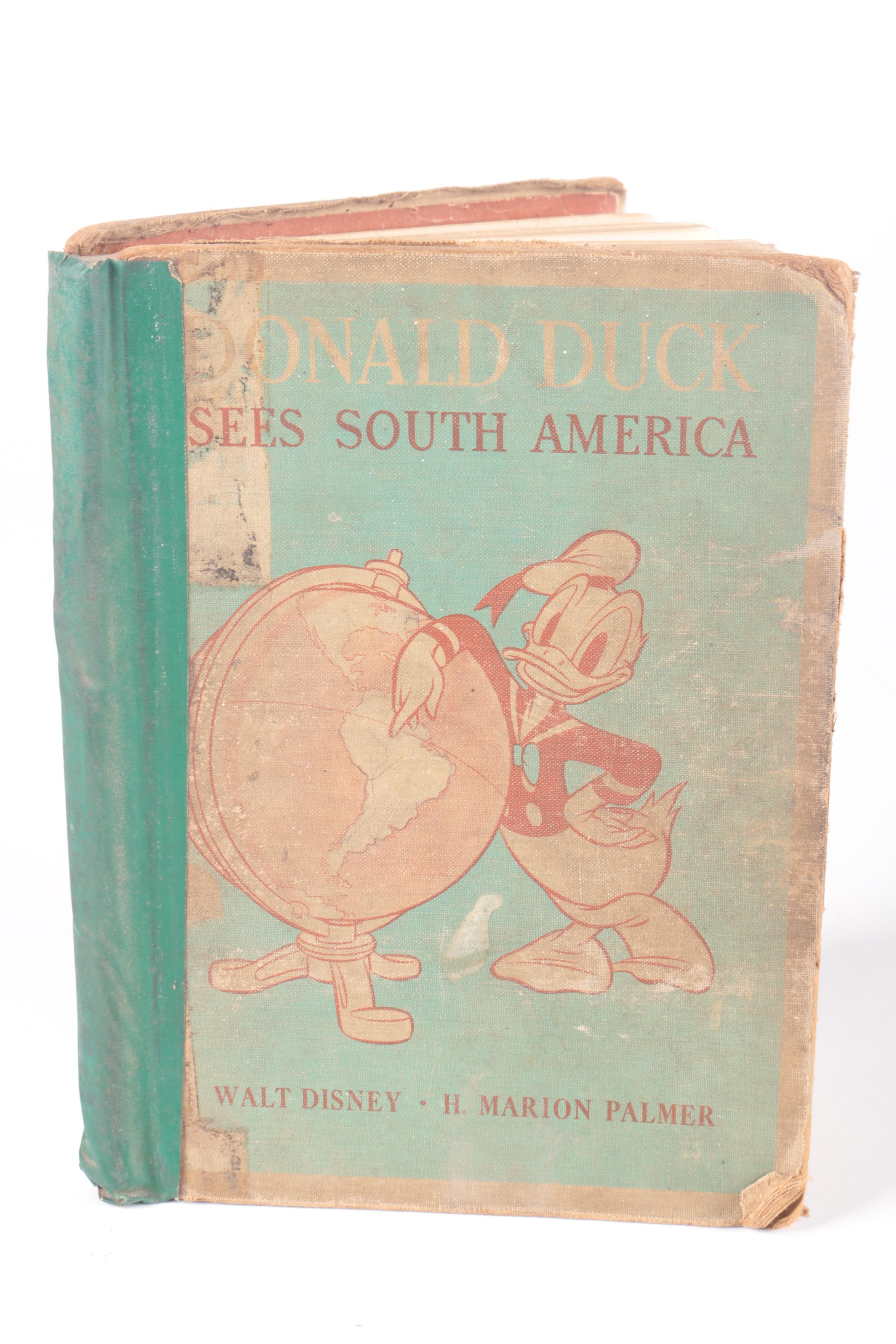 Vintage Books Including "Donald Duck Sees South America"